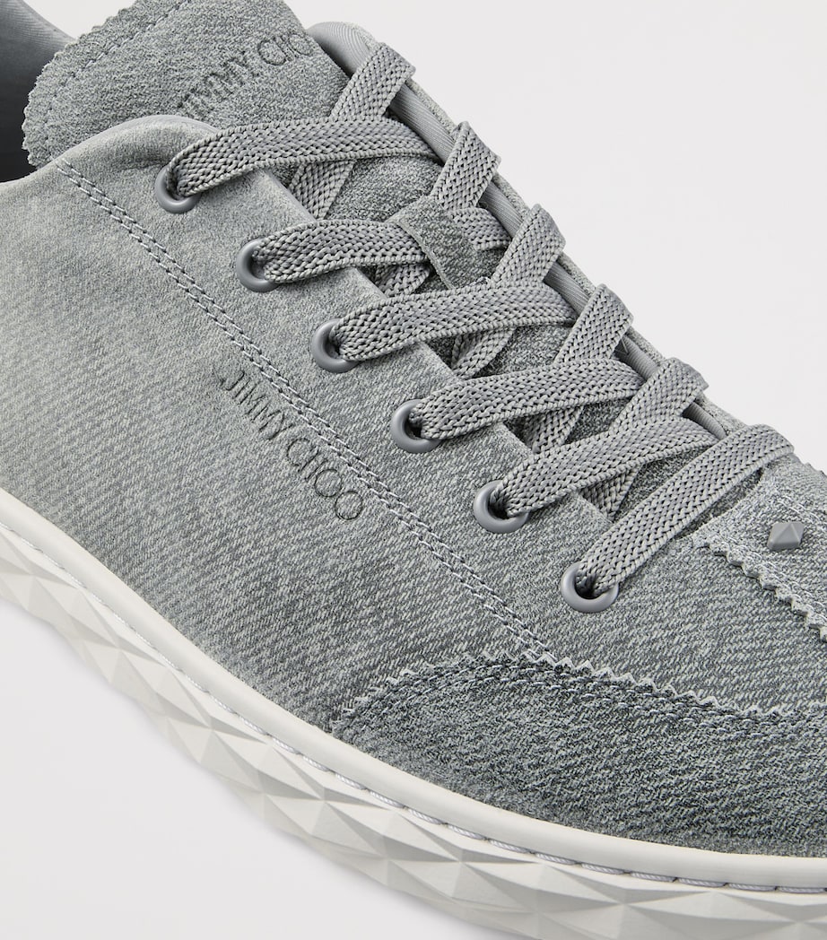 Suede-Leather Diamond Light Flex F Sneakers V DOVE MIX Image 6