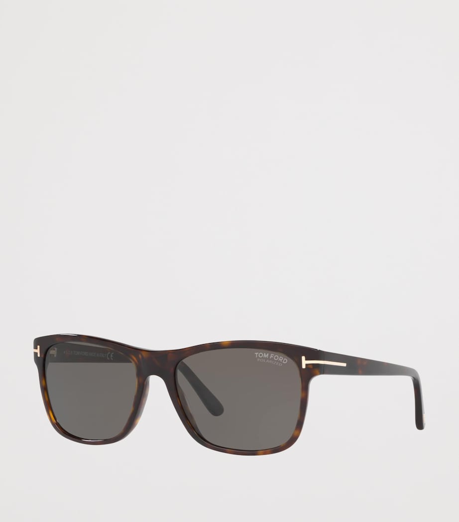 Tortoiseshell Giulio Rectangular Sunglasses BROWN Image 2
