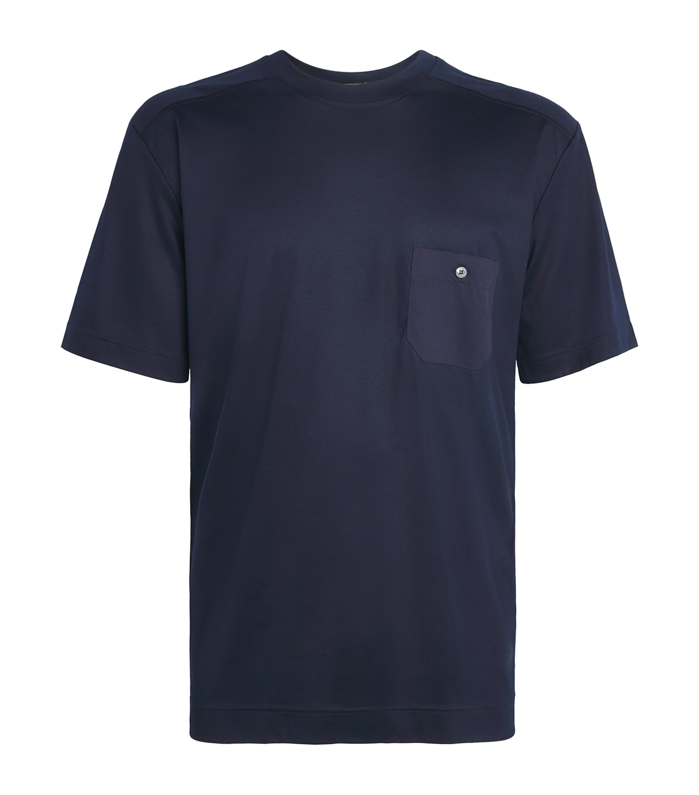 Zimmerli Mens Modern Lounge T-Shirt Midnight Image 1