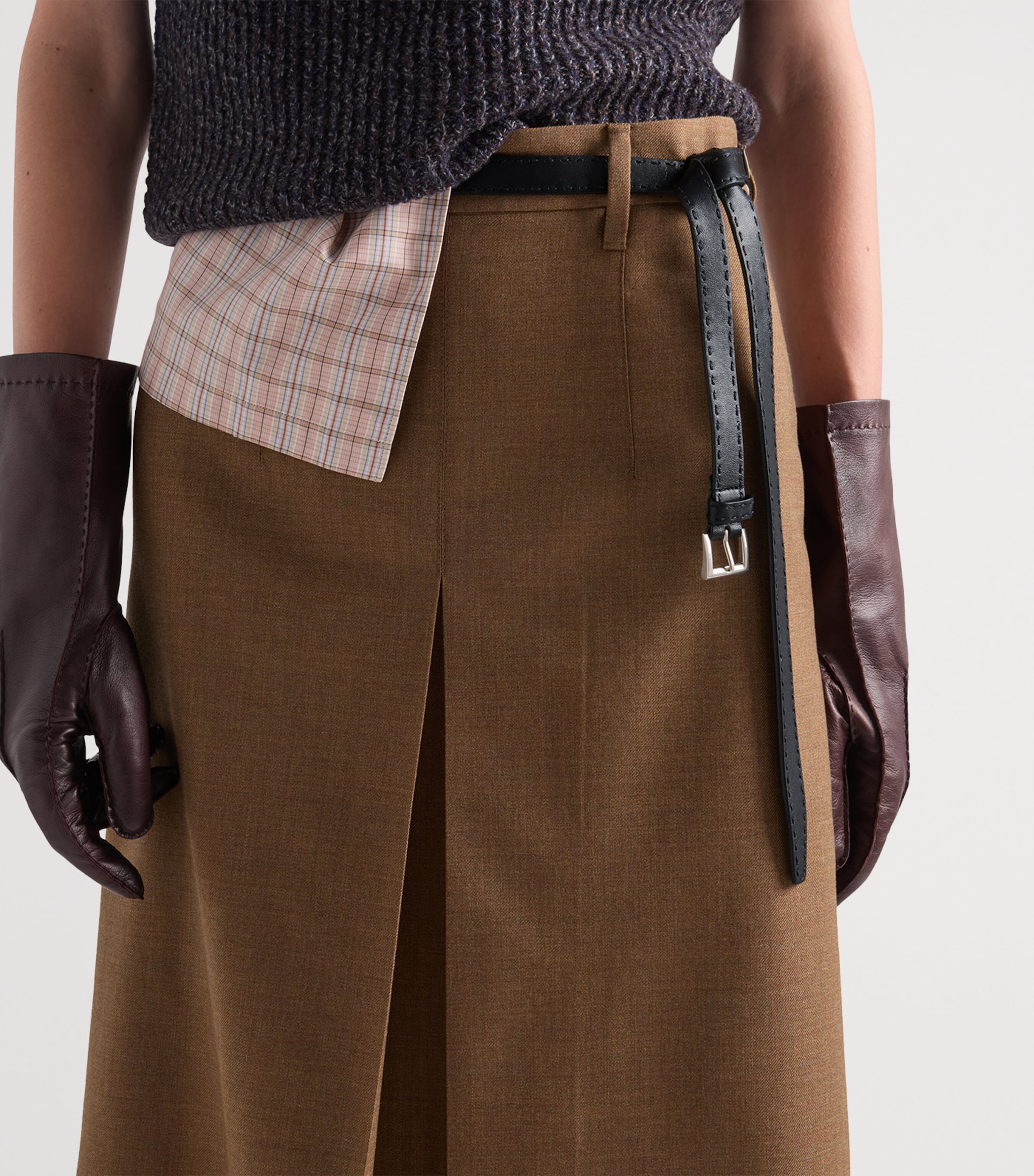 Prada Leather Belt Black Image 2
