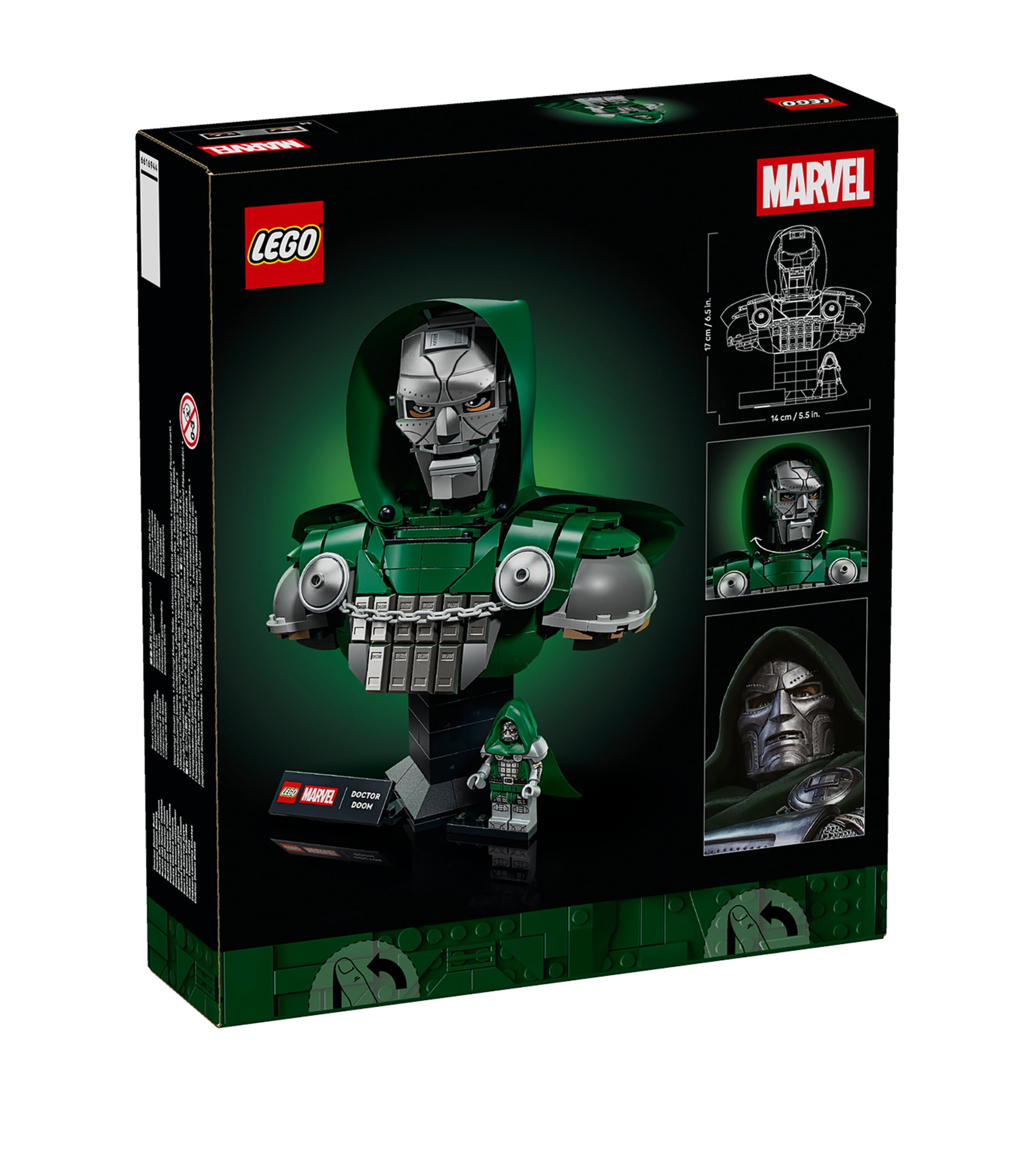 Lego Doctor Doom Bust 76345 Image 2