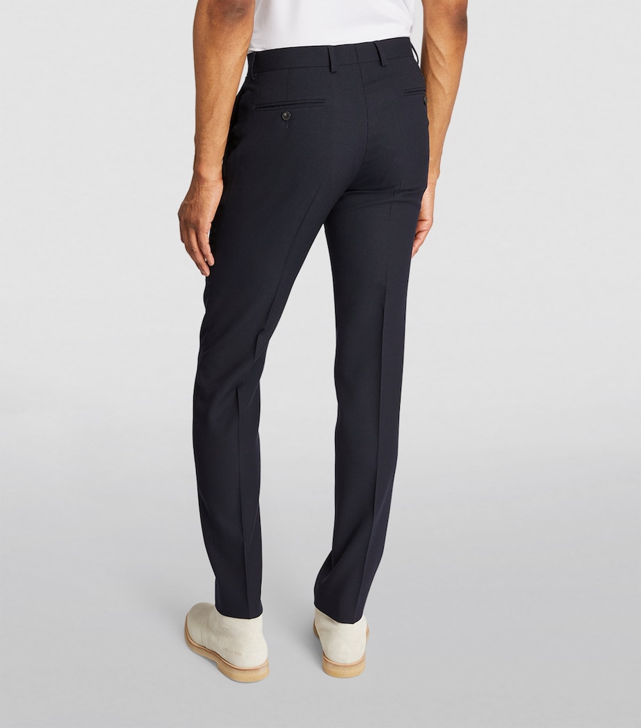 Wool Suit Trousers NAVY BLUE Image 4