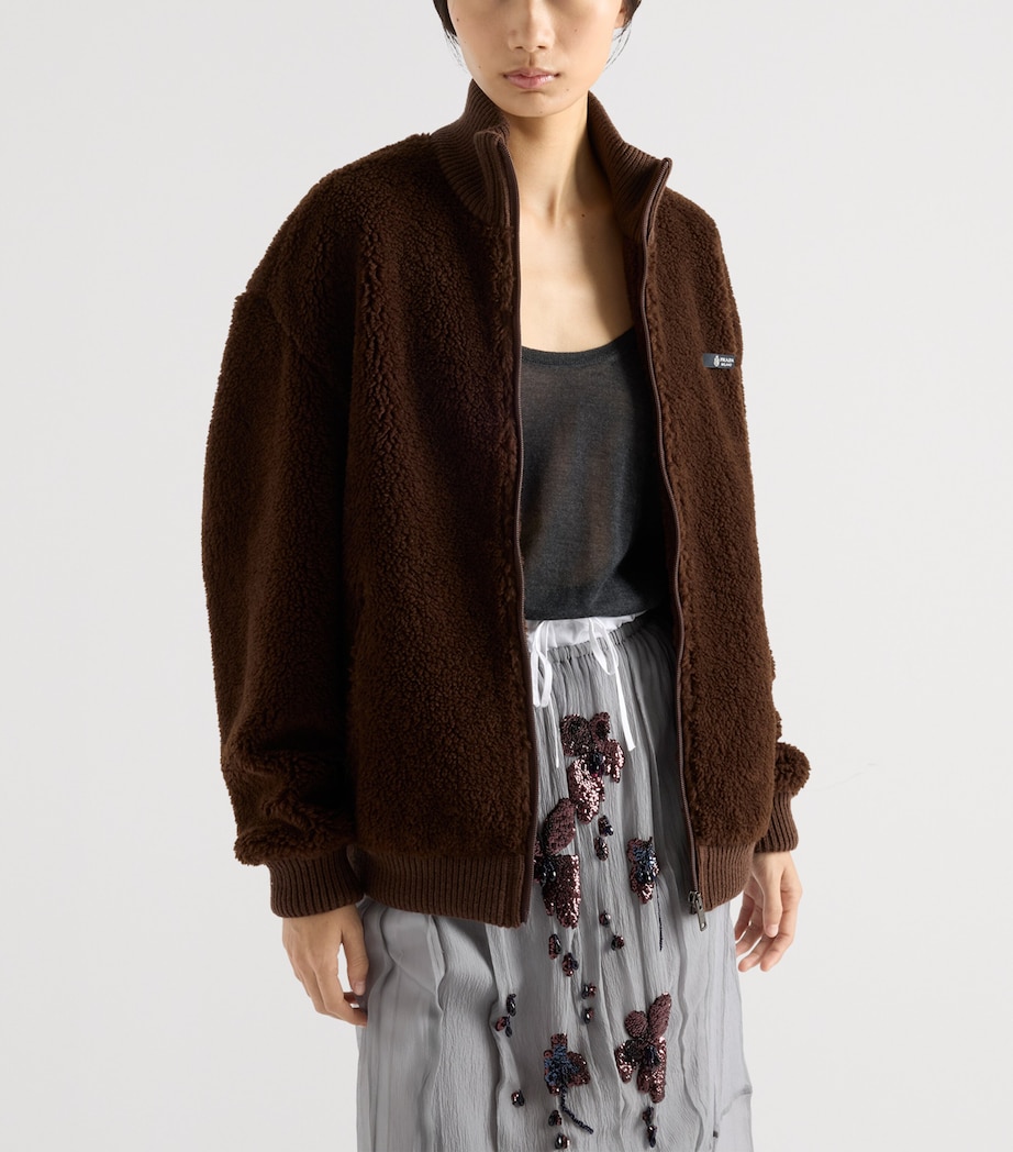 Fleece Bomber Jacket F0324 Image 3