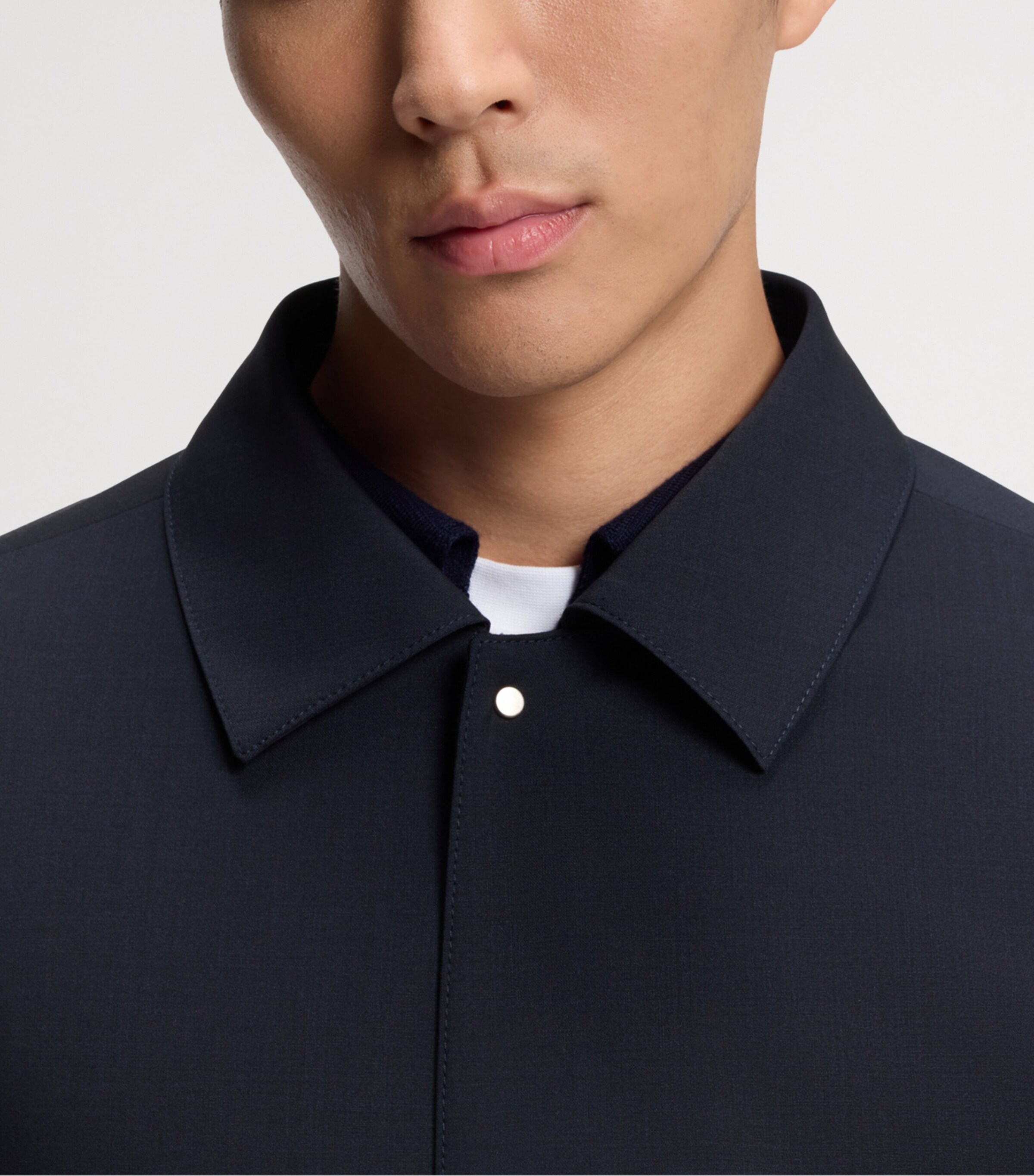 BOSS Mens Wool-Blend Relaxed Overshirt Image 5