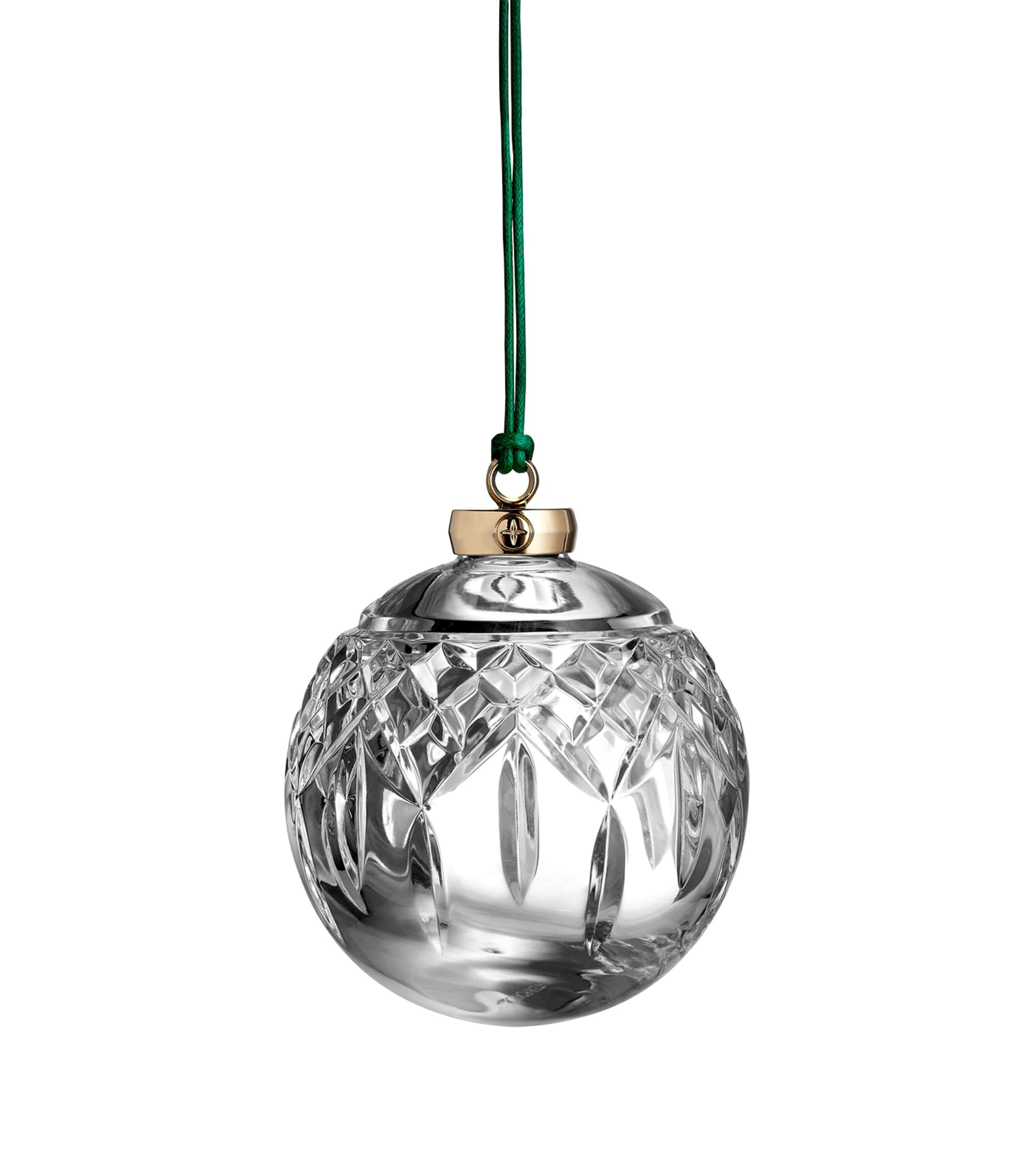Waterford Lismore Bauble Ornament In Clear
