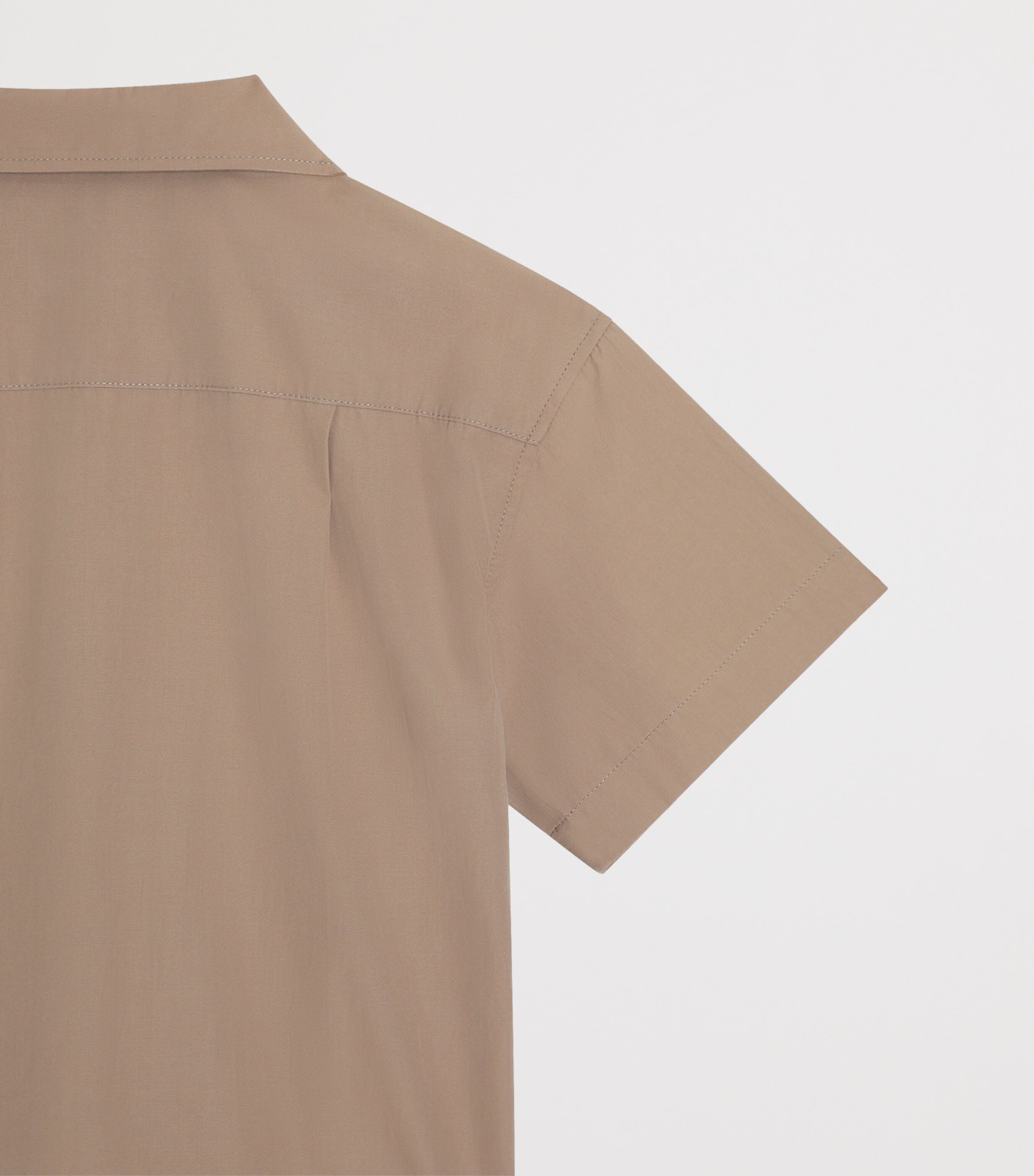 Dolce&Gabbana Kids Cotton Logo Patch Shirt (8-12+ Years) Sand Image 4
