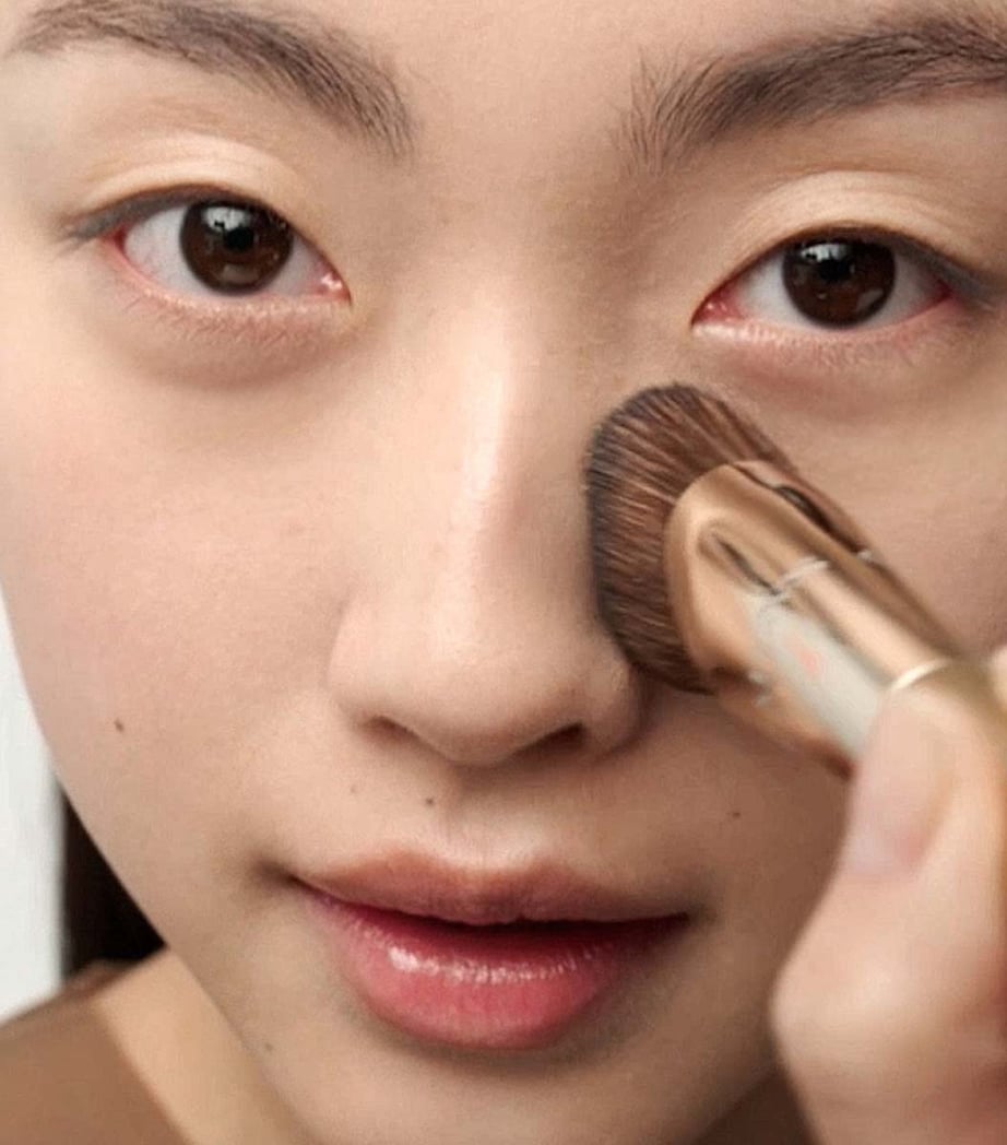 Clarins Gua Sha-Inspired Foundation Brush Image 3
