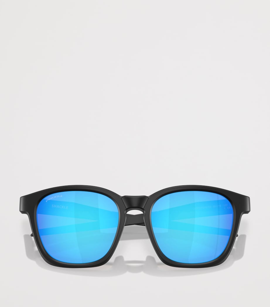 Oakley Shackle Square Sunglasses Black Image 6