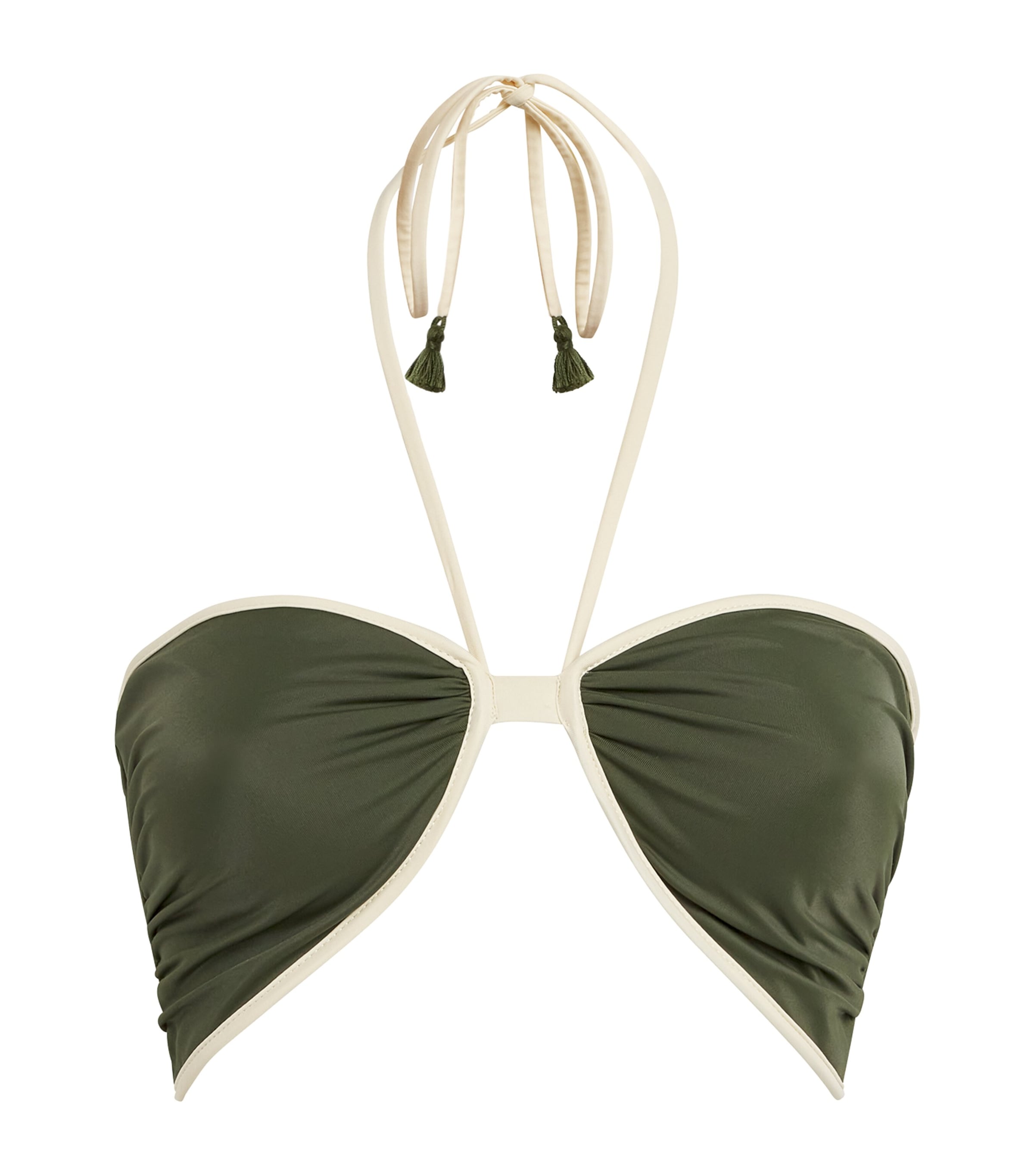 Johanna Ortiz Yacumama Bikini Top In Green