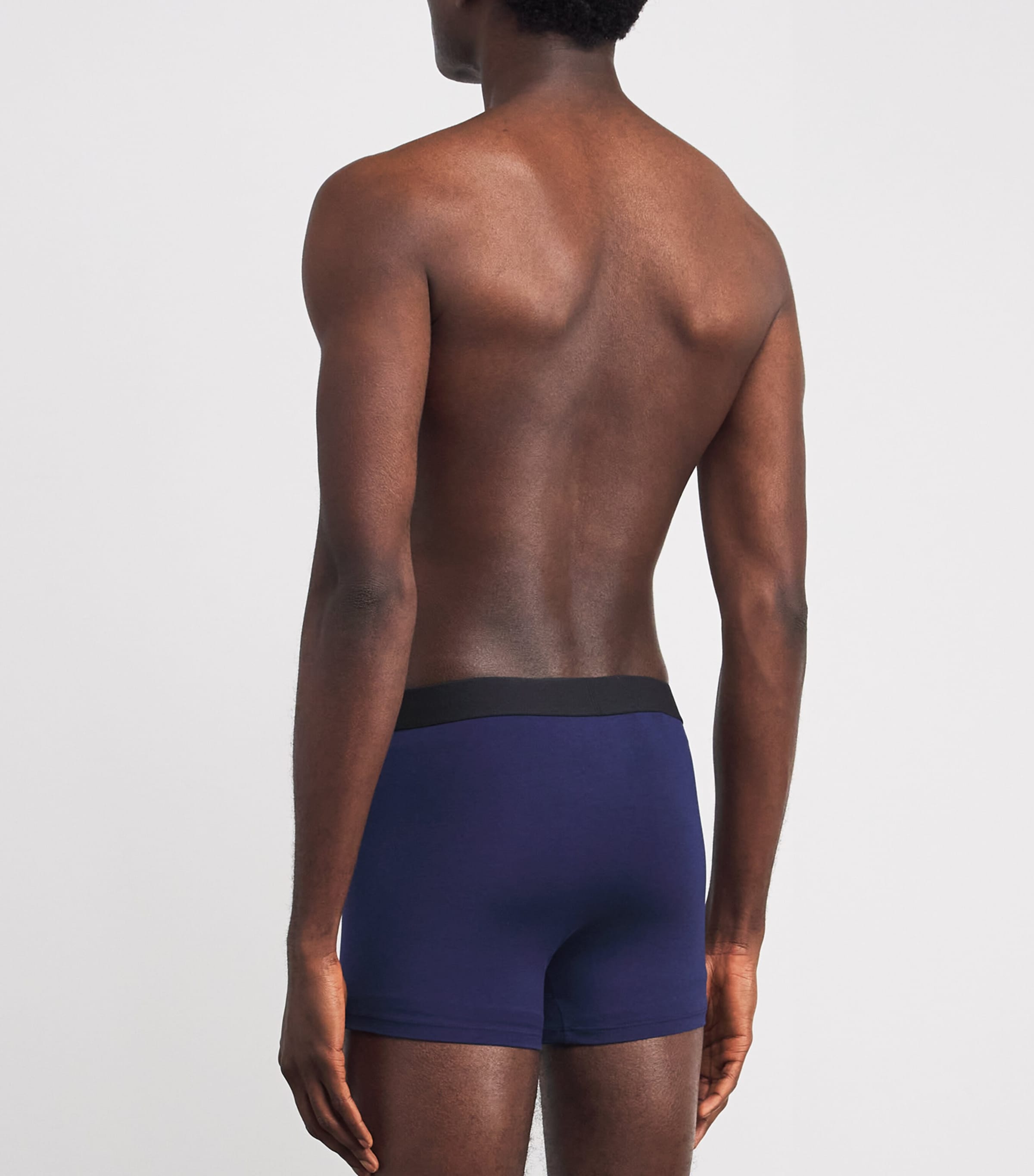 Cotton-Blend Premium Trunks (Pack of 3) NVY/ISL BLU/AND HTR Image 3