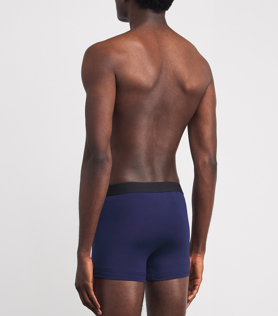 Cotton-Blend Premium Trunks (Pack of 3) NVY/ISL BLU/AND HTR Image 3