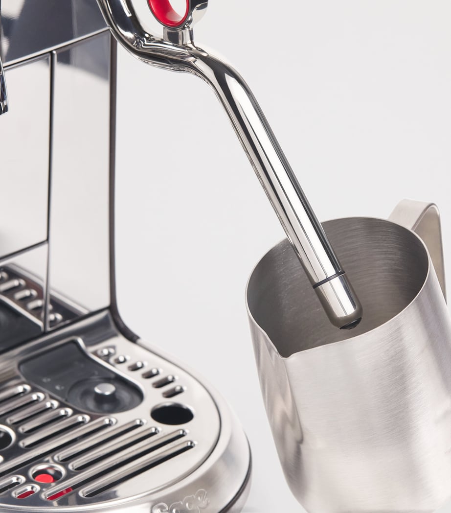 Giobagnara x Nespresso Leather-Trim Creatista Plus Coffee Machine Nappa Moka Image 4
