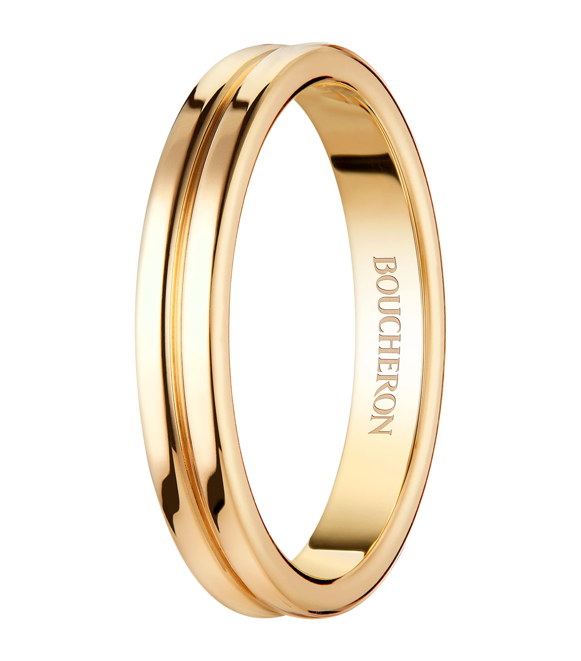 Boucheron Yellow Gold Quatre Godron Ring | Fine Jewellery | Fine Rings | Bands | Men Accessories | Jewellery | Rings | Designers | Boucheron