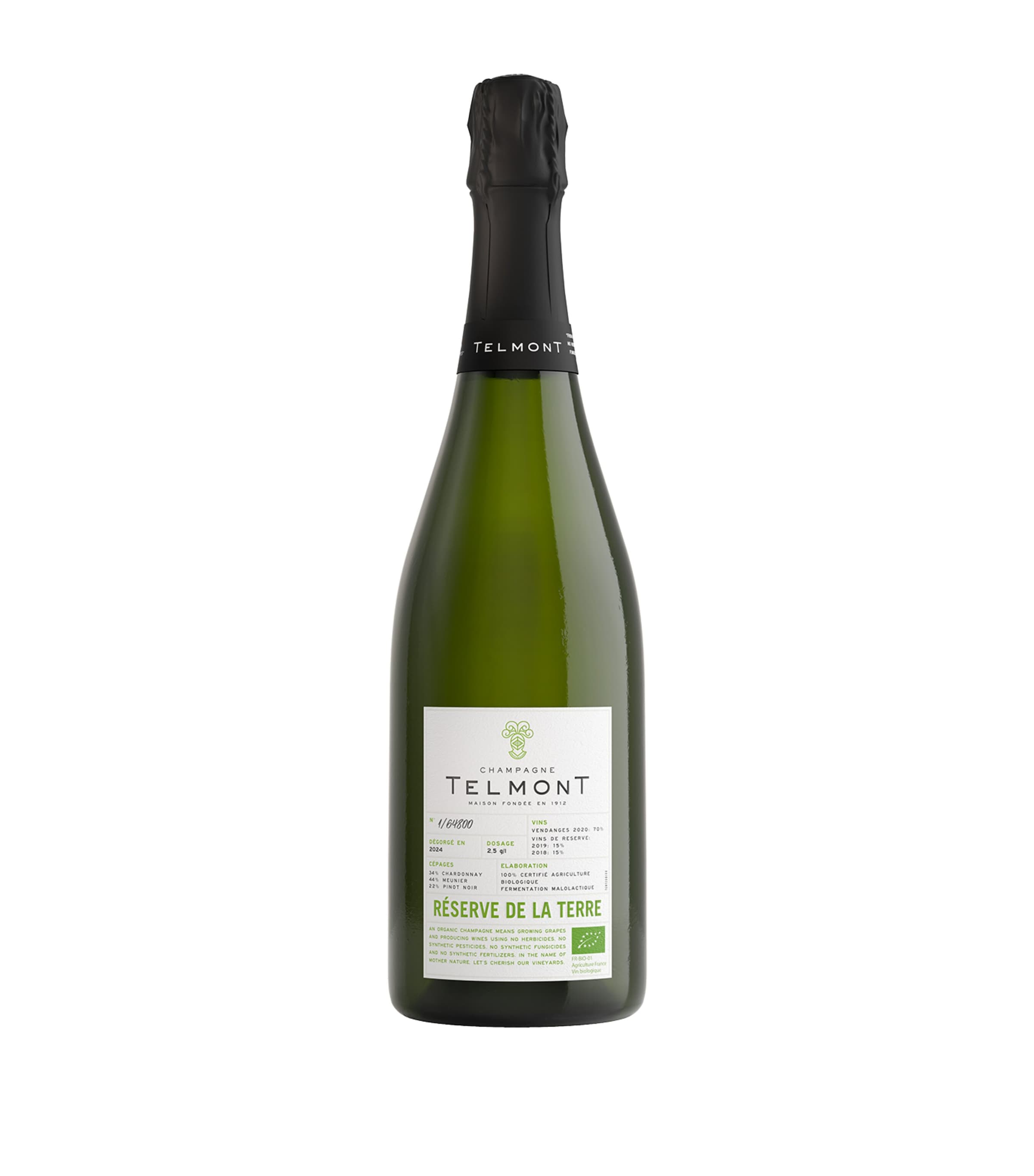 Champagne Telmont Telmont Reserve De La Terre Champagne (75cl) – Champagne, France Image 1