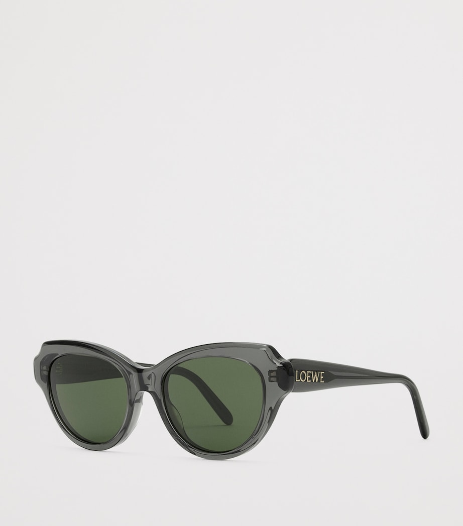 Acetate Swan Slim Sunglasses GREY Image 2