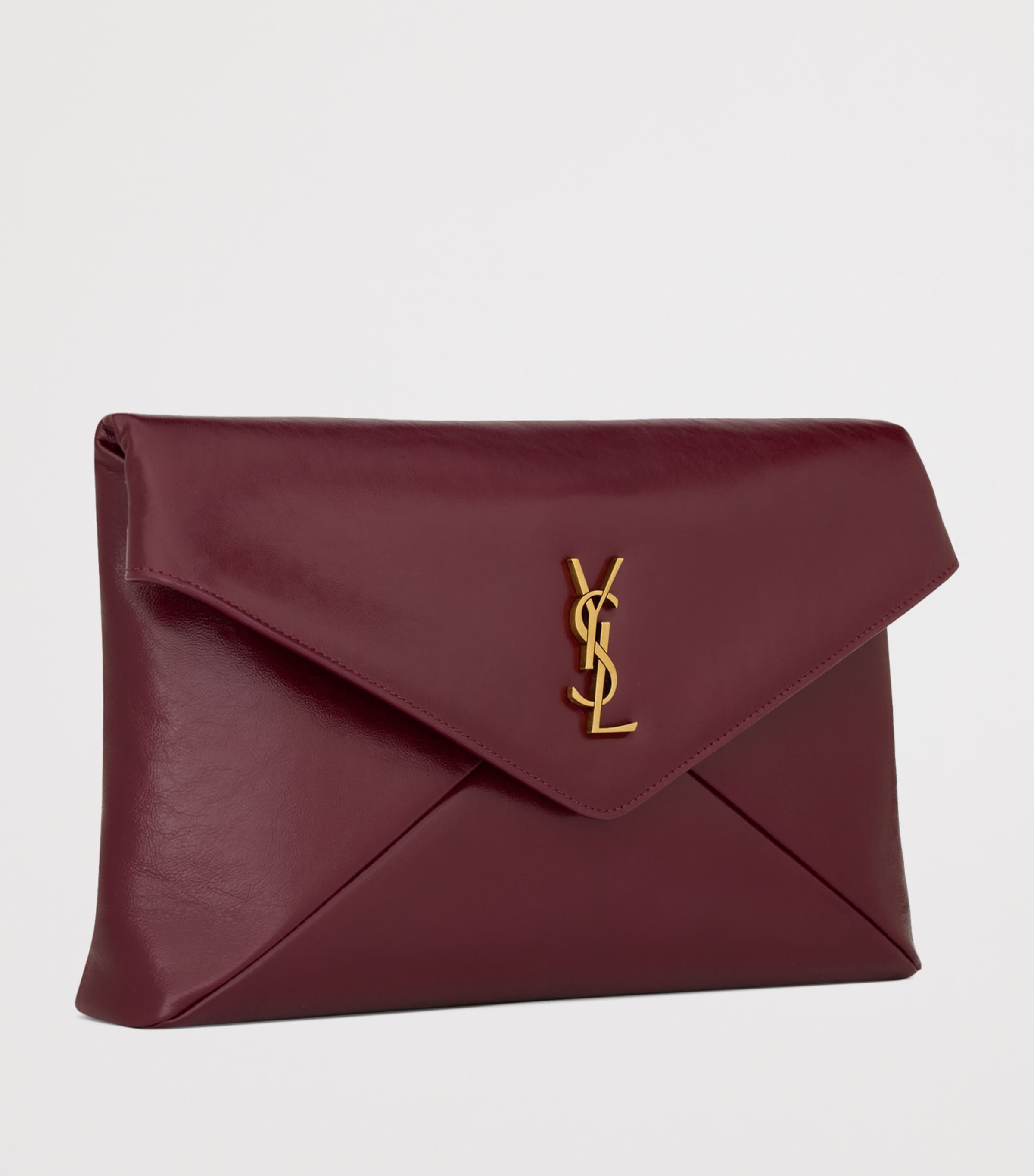 Large Leather Cassandre Envelope Pouch 6593 Image 4