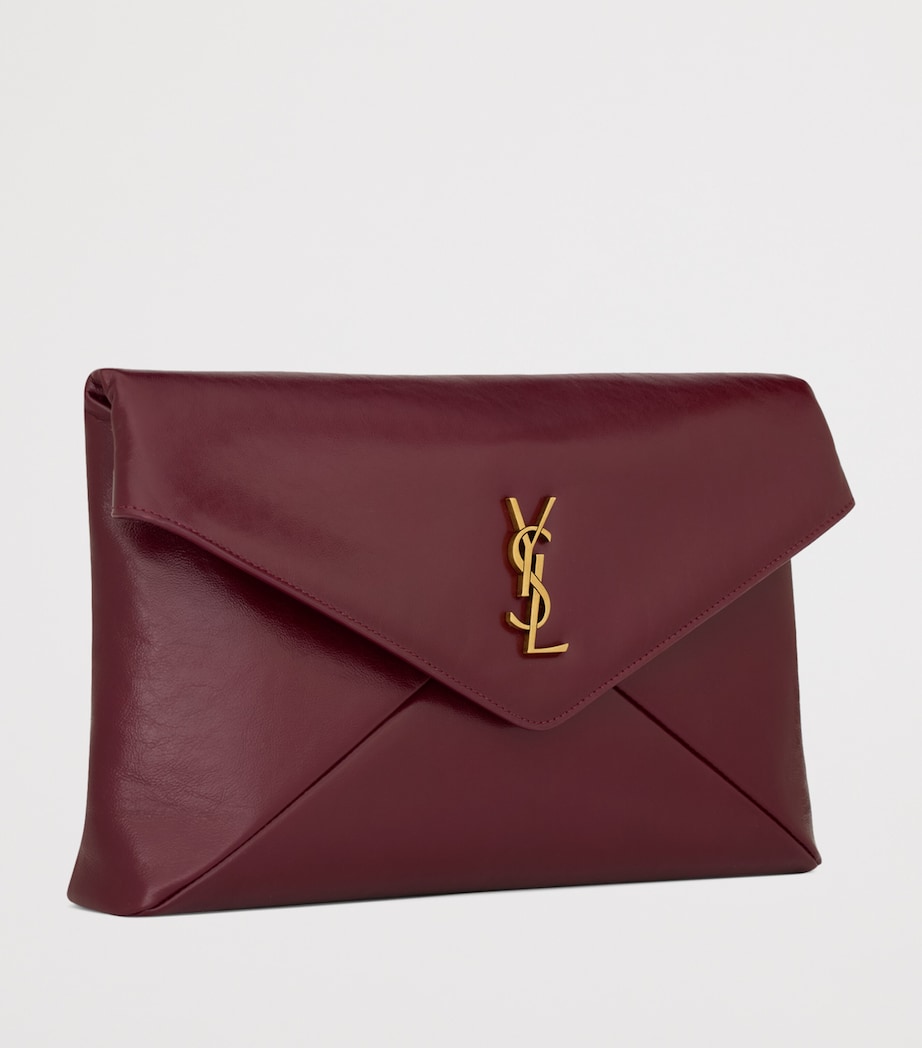 Large Leather Cassandre Envelope Pouch 6593 Image 4