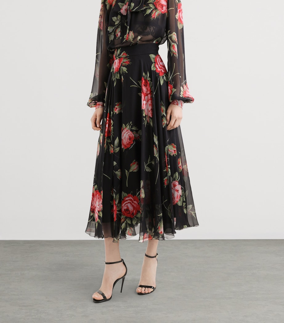 Floral Maxi Skirt HN5ZN-BOUQ Image 3