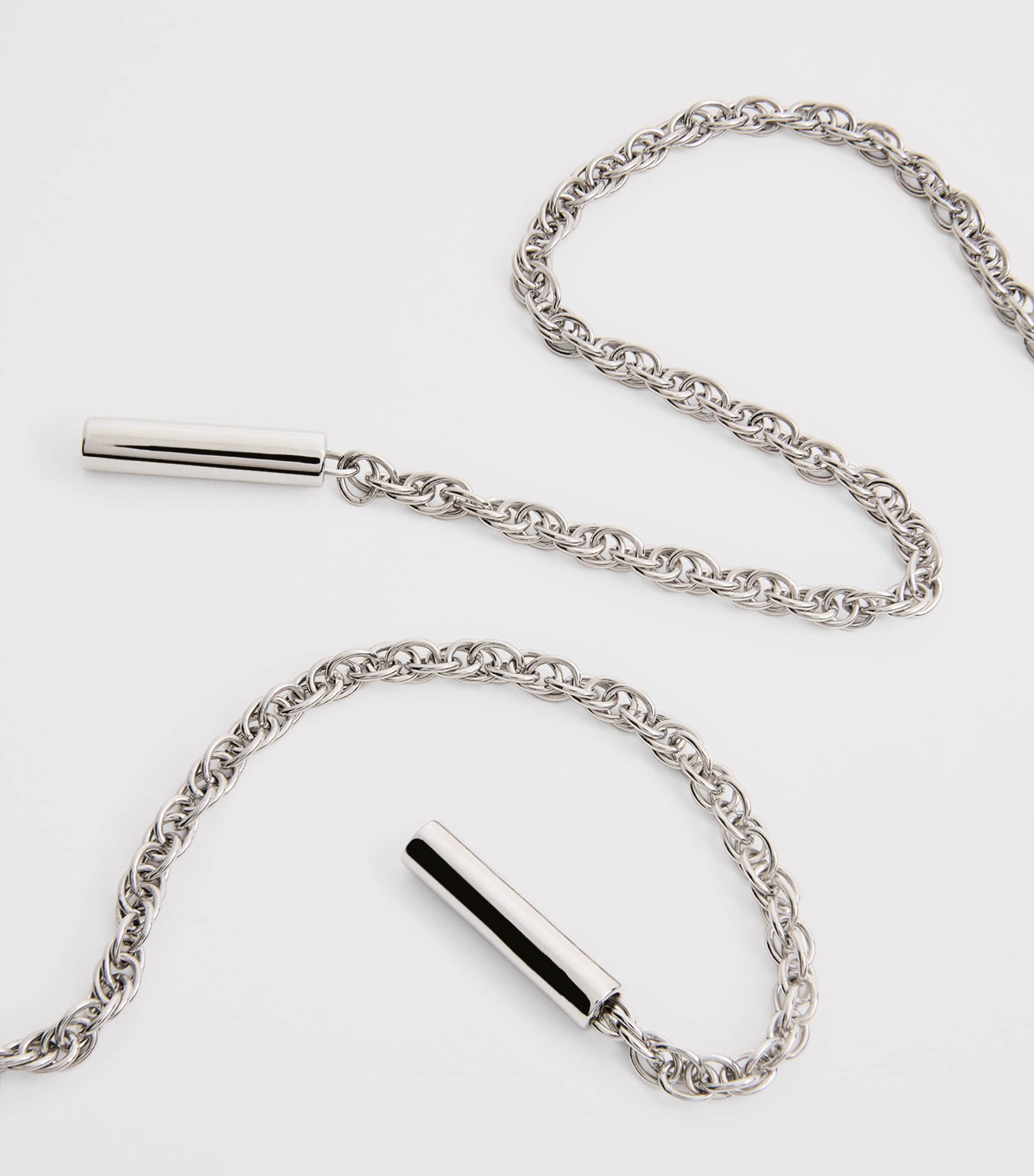 Lace Chain Necklace SILVER Image 5