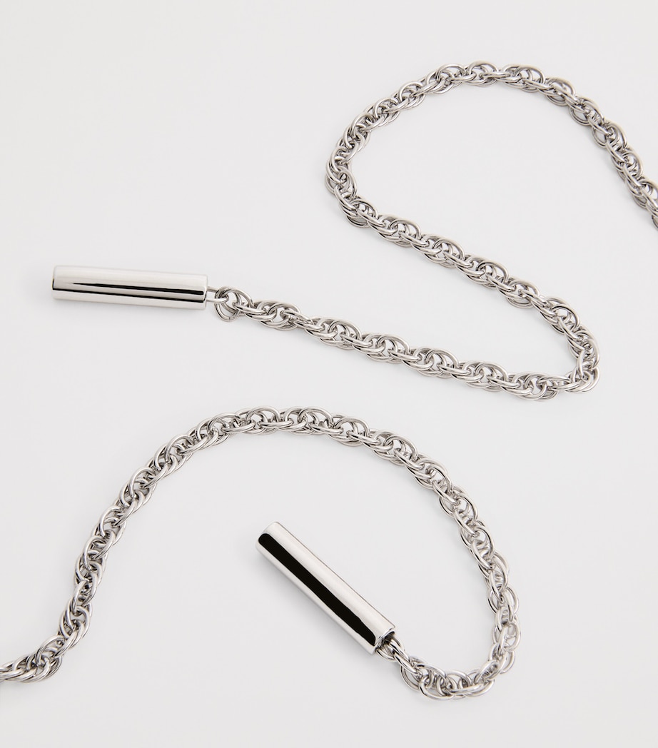 Lace Chain Necklace SILVER Image 5