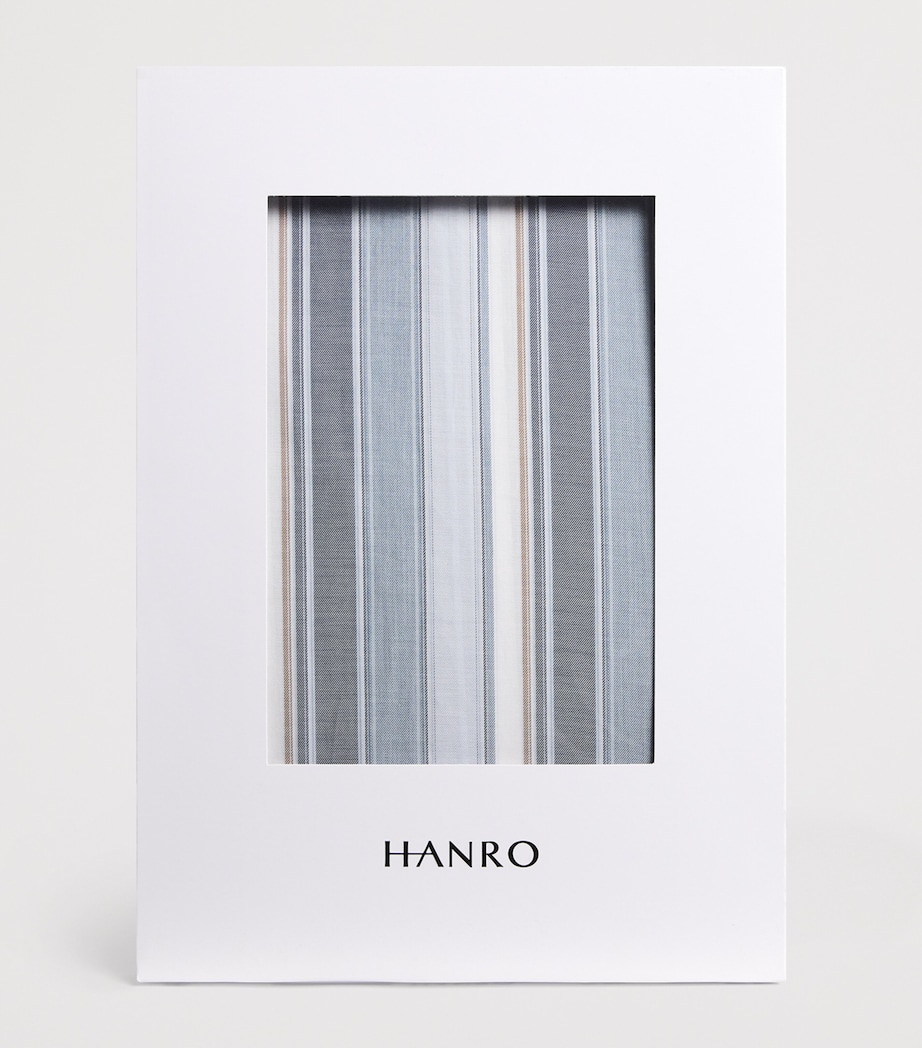 Cotton Night & Day Lounge Trousers 3039 SMOKE BLU STRIP Image 6