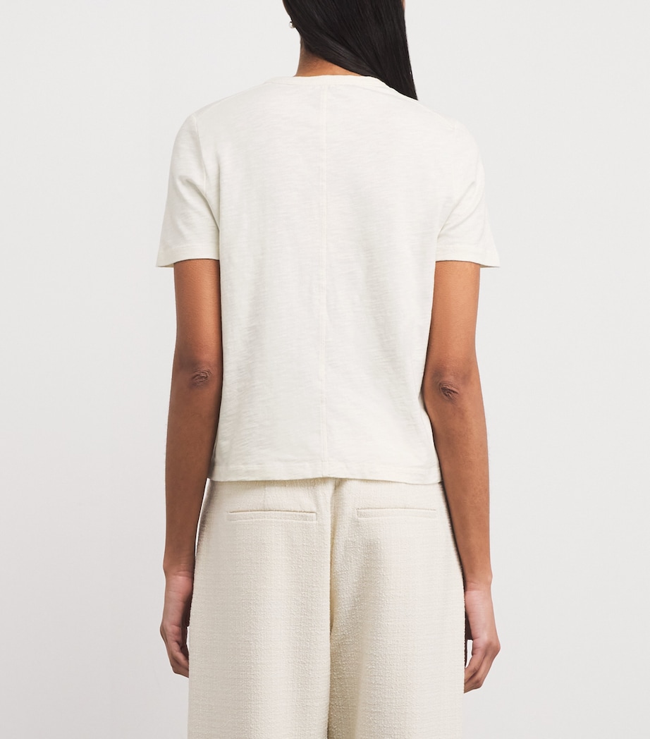 Cotton Warm Touch T-Shirt LIGHT CREAM Image 4