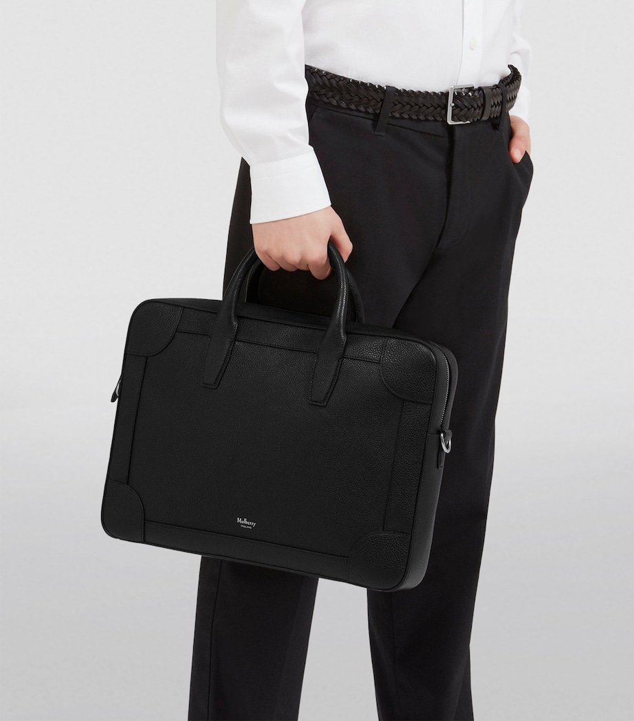 Mulberry Leather Belgrave Briefcase Black Image 5