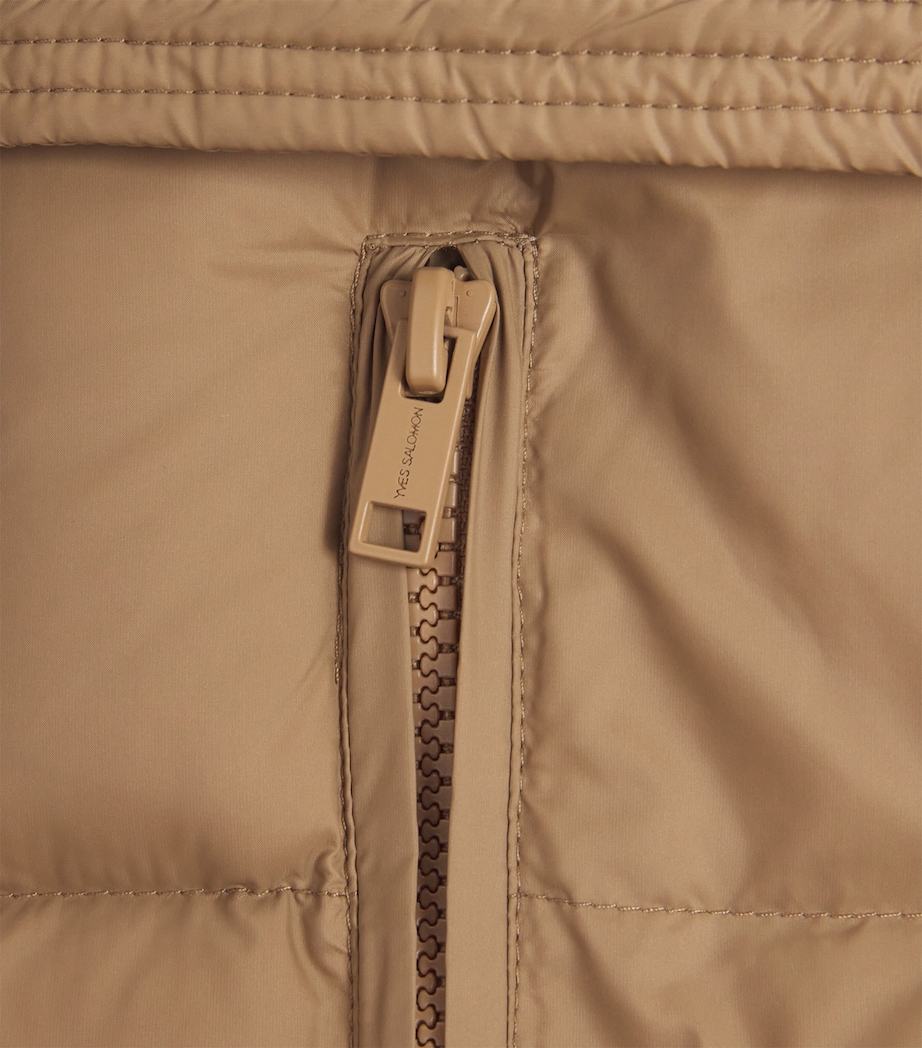 Fur-Trim Down Puffer Jacket with Mittens (6 Years) A2099LIEGEOIS Image 3