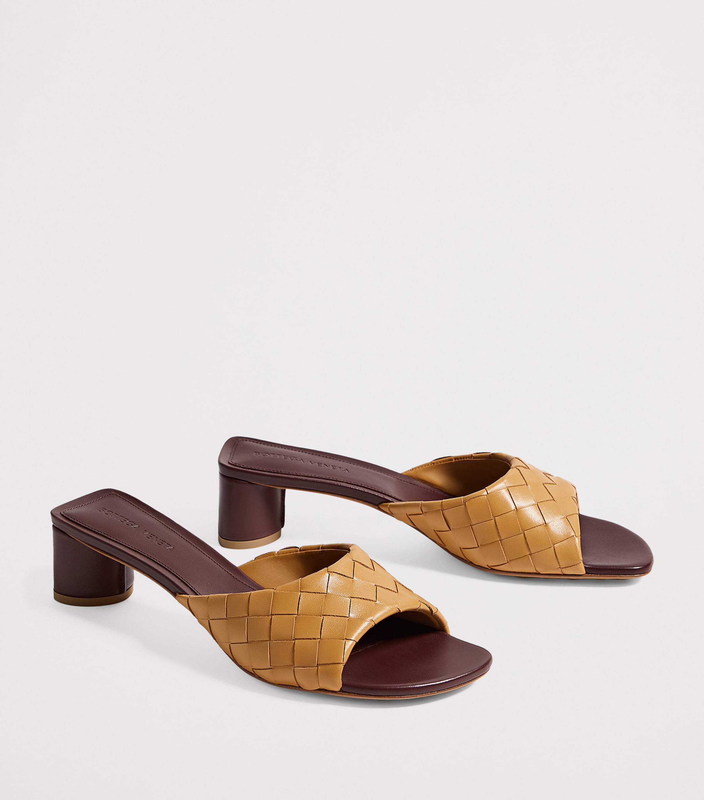 Bottega Veneta Lambskin Livia Heeled Mules 40 Image 3