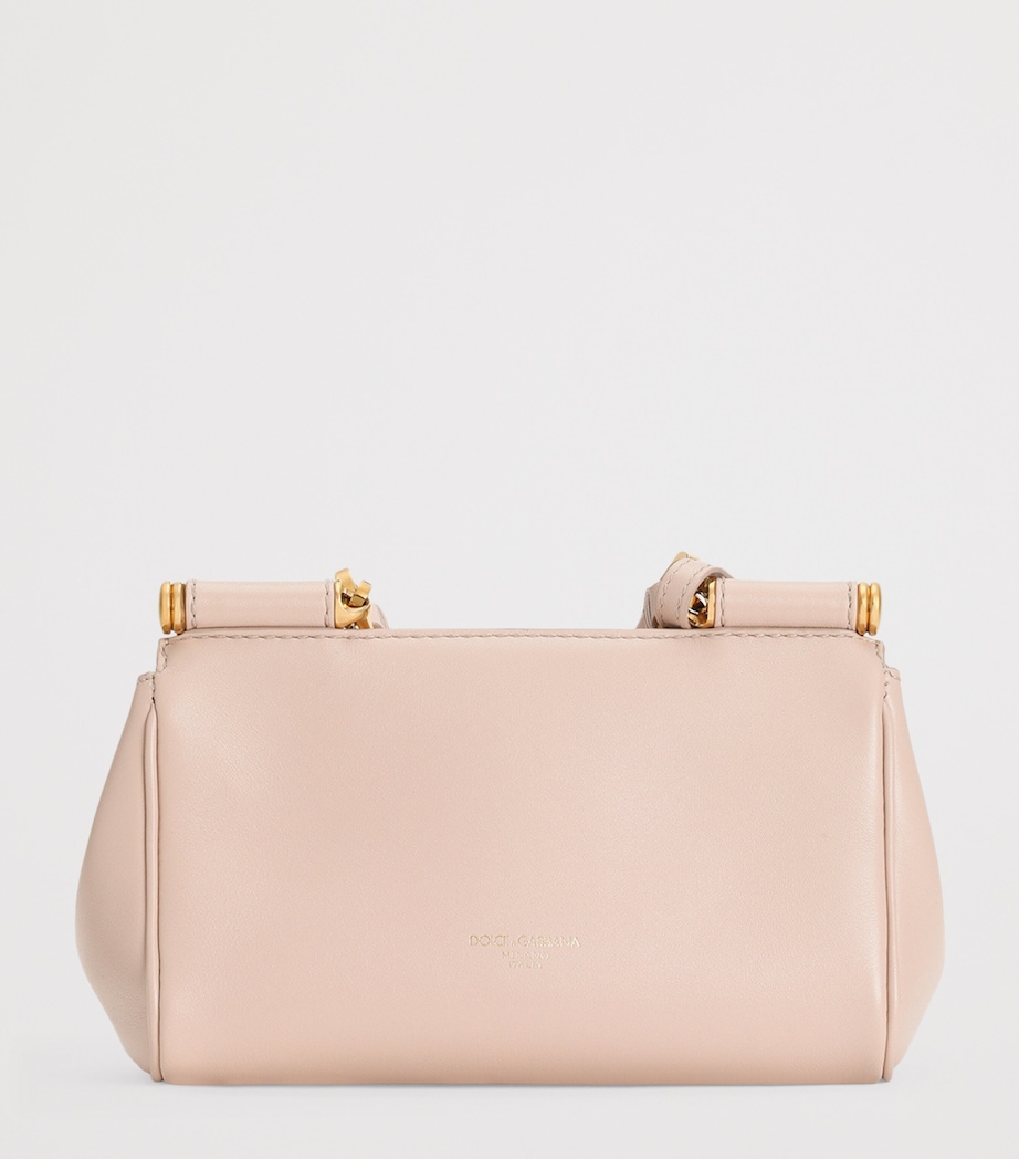 Plongé Calfskin My Sicily Cross-Body Bag 80095-NUDE 1 Image 5