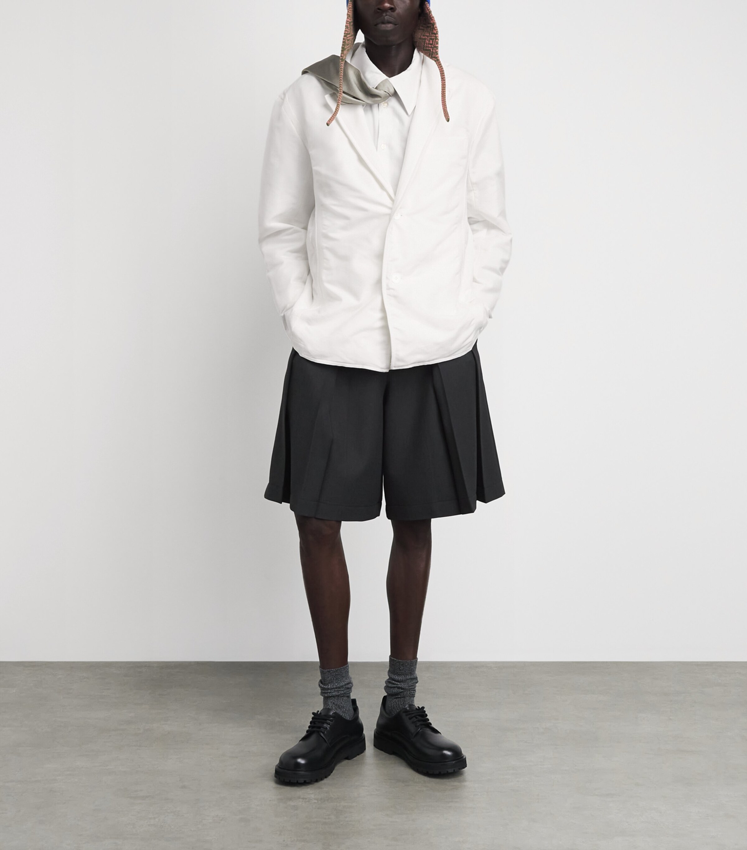 IM MEN Mens Clay Blazer White Image 2