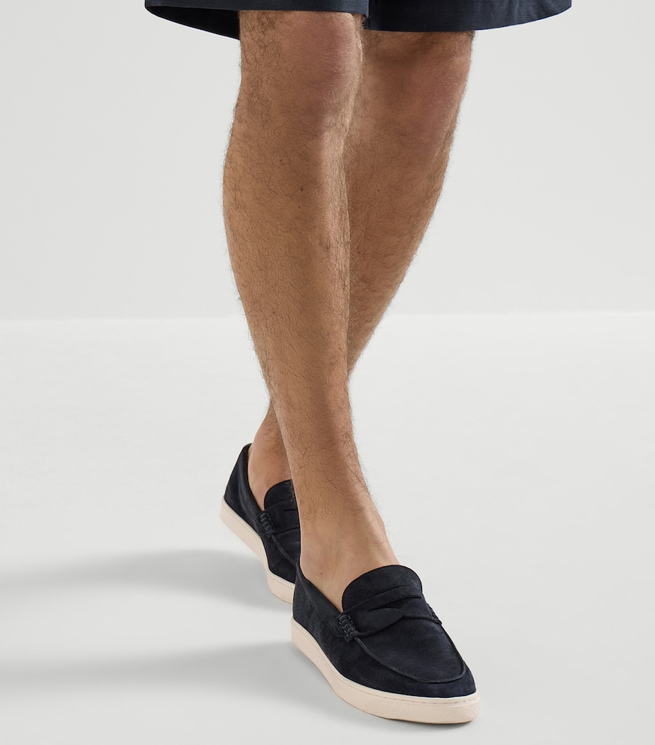 Brunello Cucinelli Suede Hybrid Loafers Image 4