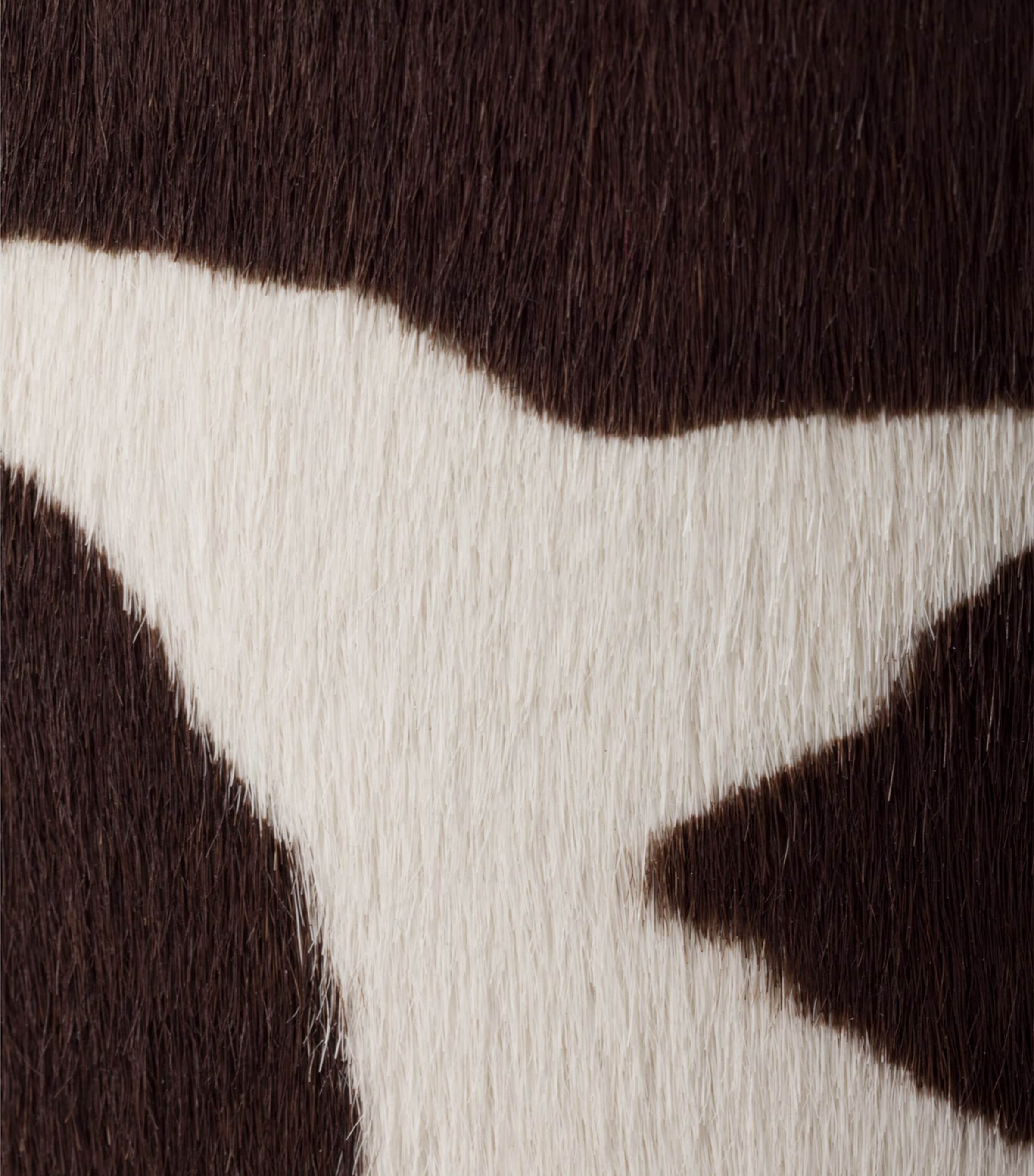 Leather Cow Print Mules F0G3N Image 6