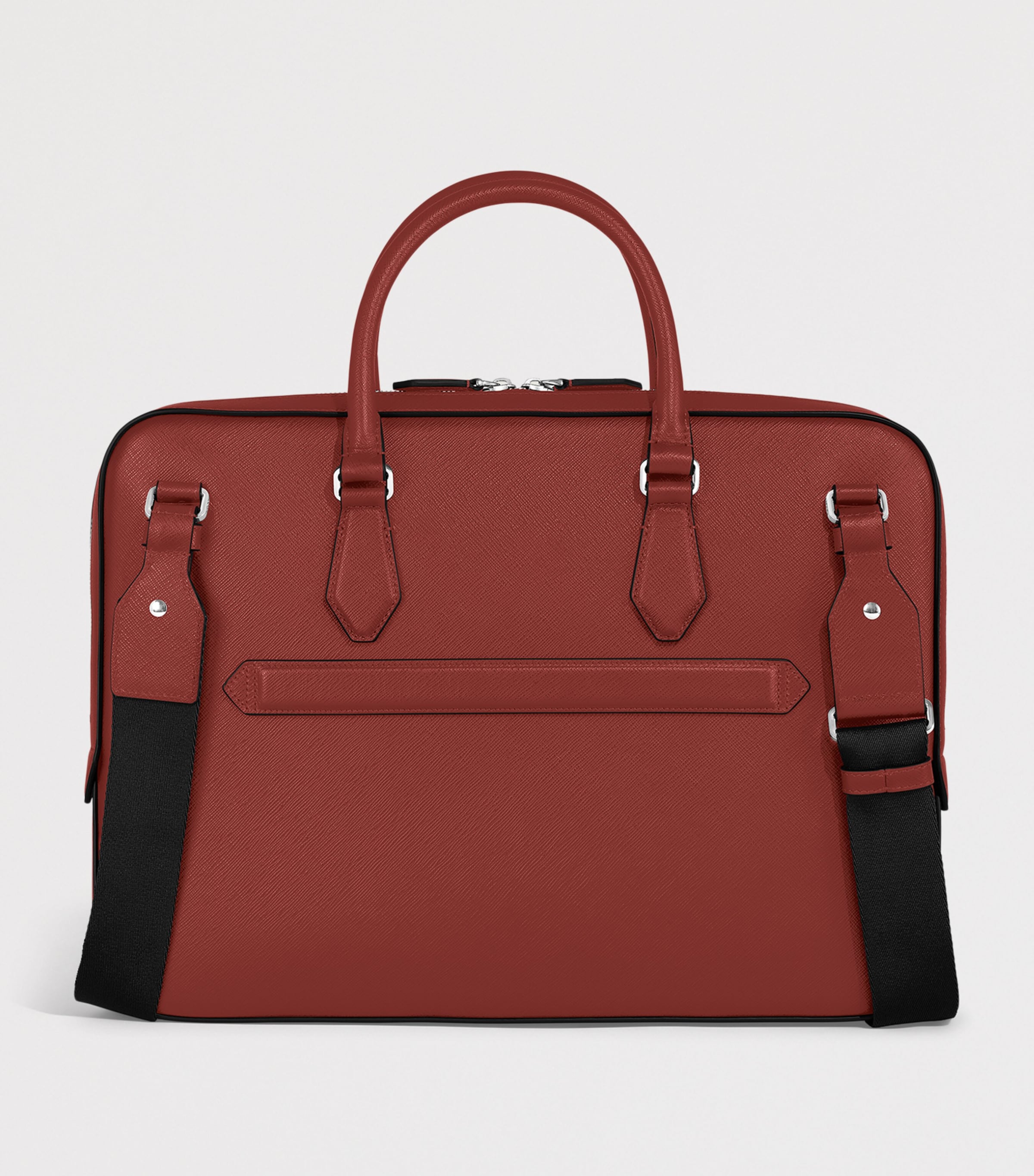 Montblanc Leather Sartorial Thin Document Case Red Oak Image 4