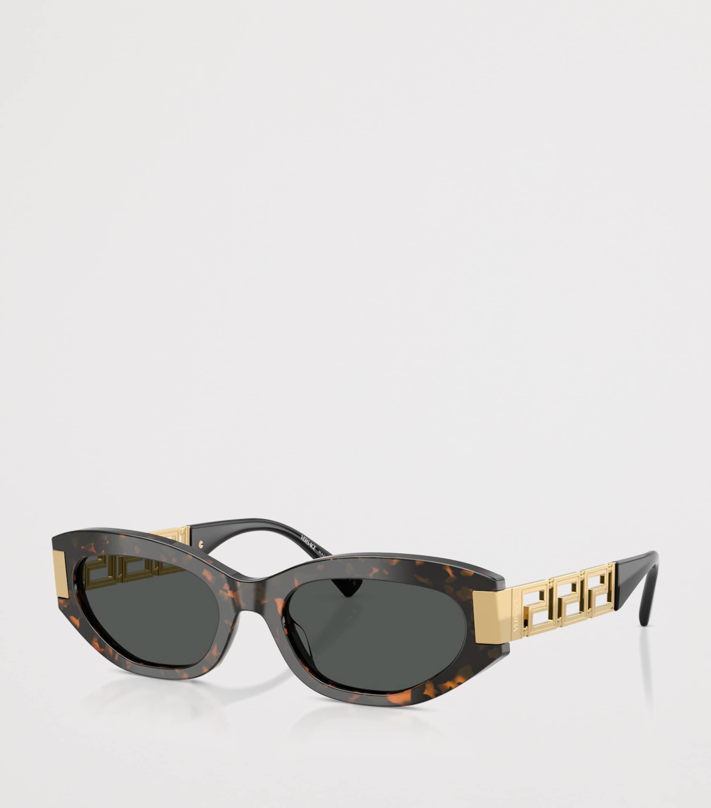 Versace Acetate VE4501 Cat Eye Sunglasses Brown Image 2
