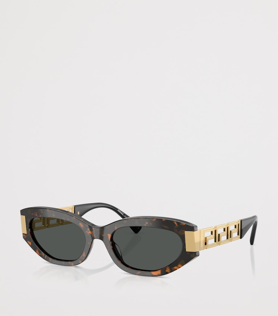 Versace Acetate VE4501 Cat Eye Sunglasses Brown Image 2