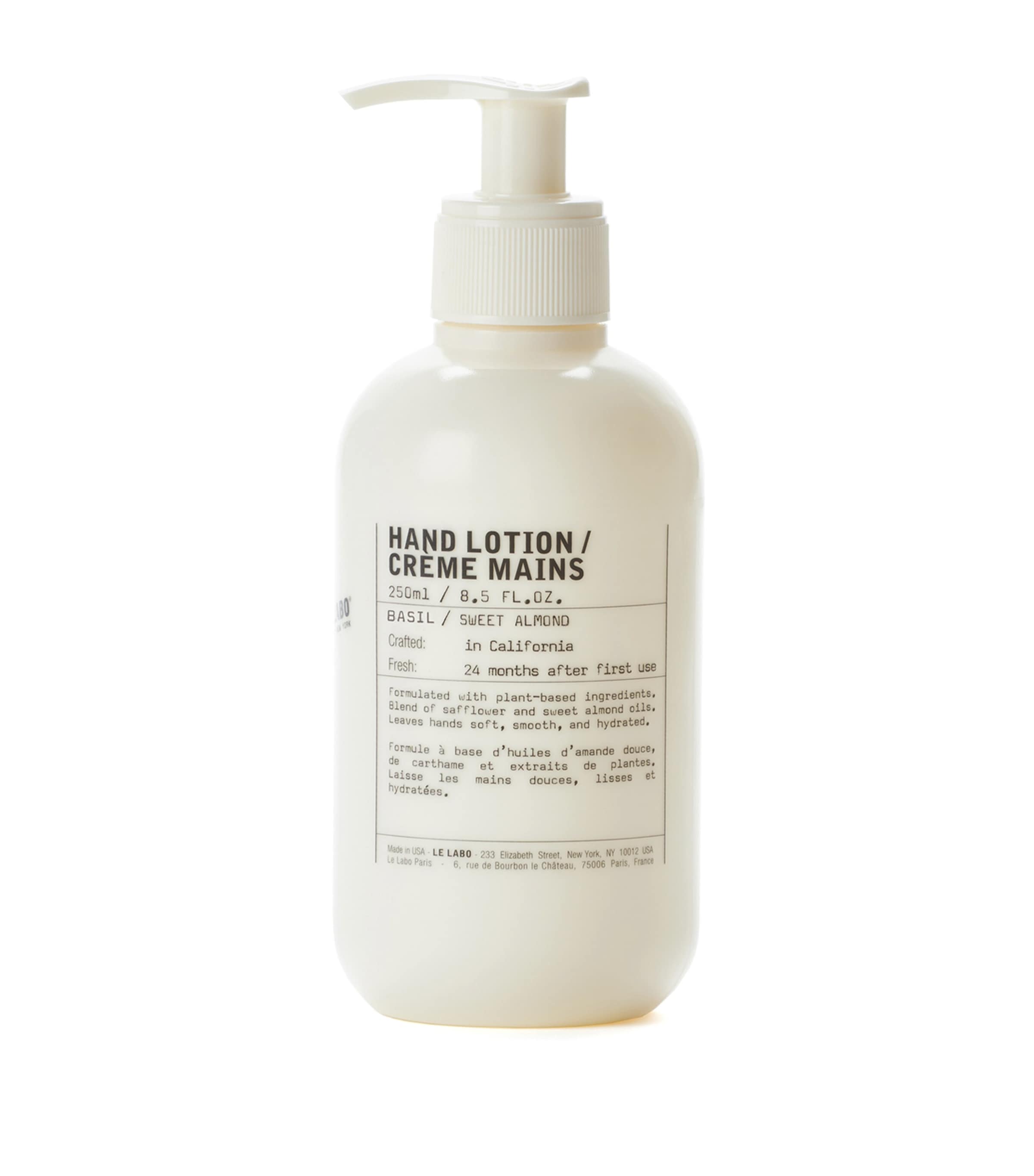 Le Labo Basil Hand Lotion In White