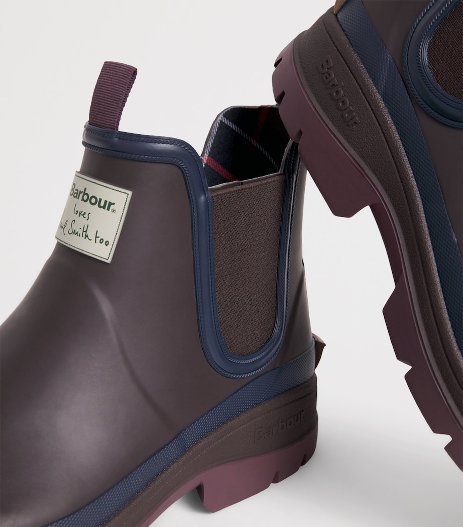 x Paul Smith Chelsea Wellington Ankle Boots RUSTIC Image 7