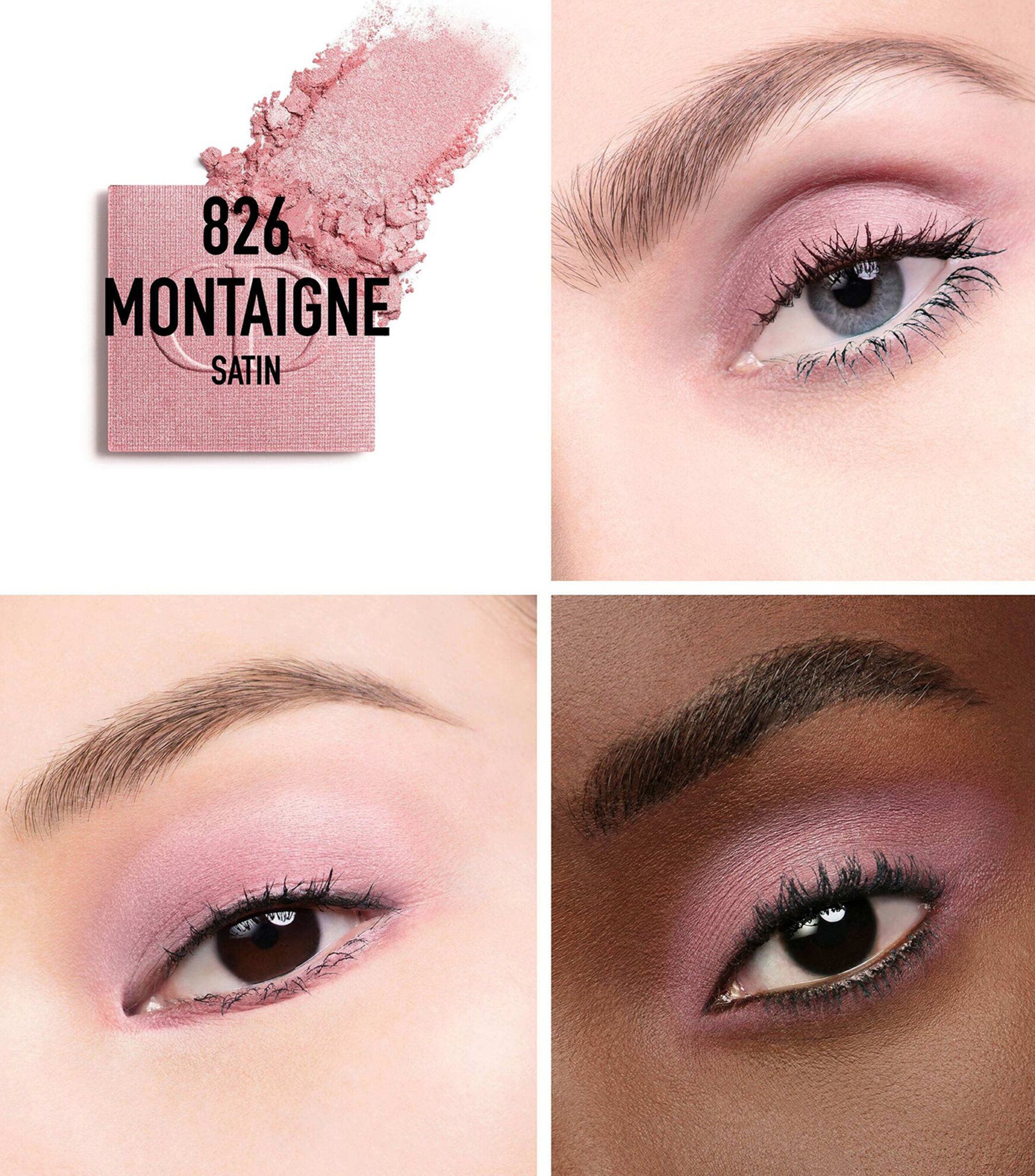 Diorshow Mono Couleur Couture Eyeshadow 826 ROSE MONTAIE SAT Image 2
