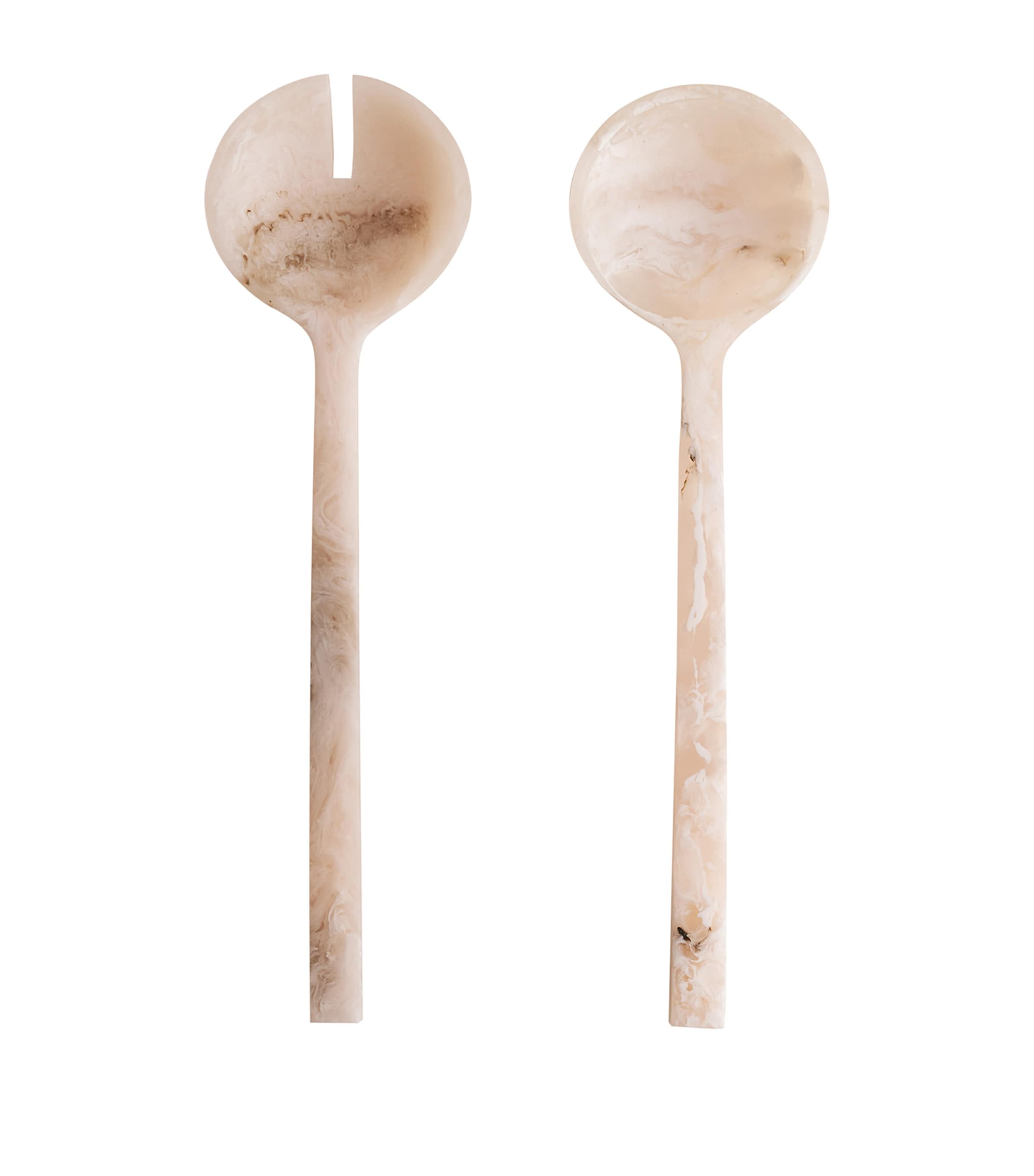 Soho Home Resin Henrietta Salad Spoon Set In Pink