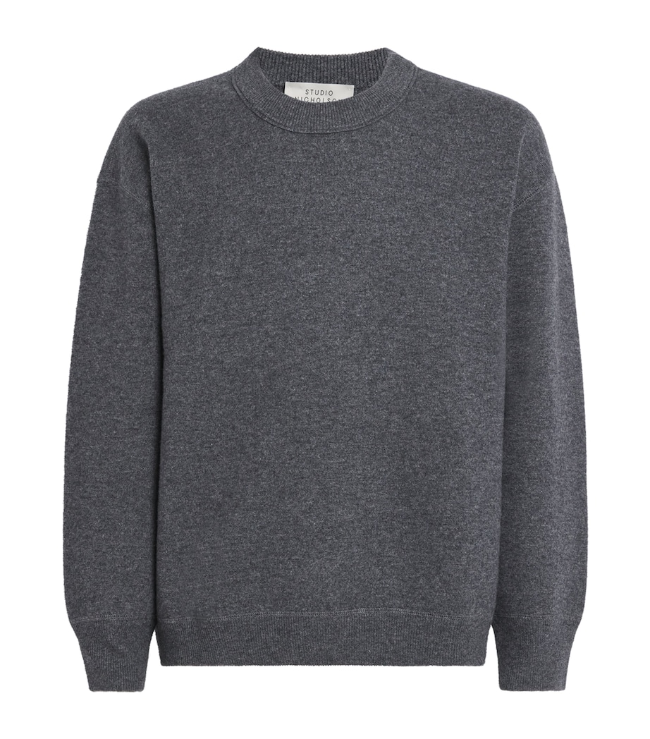 Wool-Cashmere Moray Sweater CHARCOAL MARL Image 1