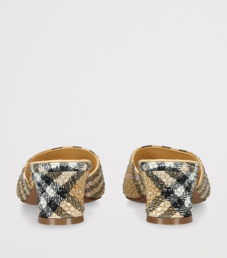 Embellished Sloane Heeled Mules 45 BEIGE OTH Image 2