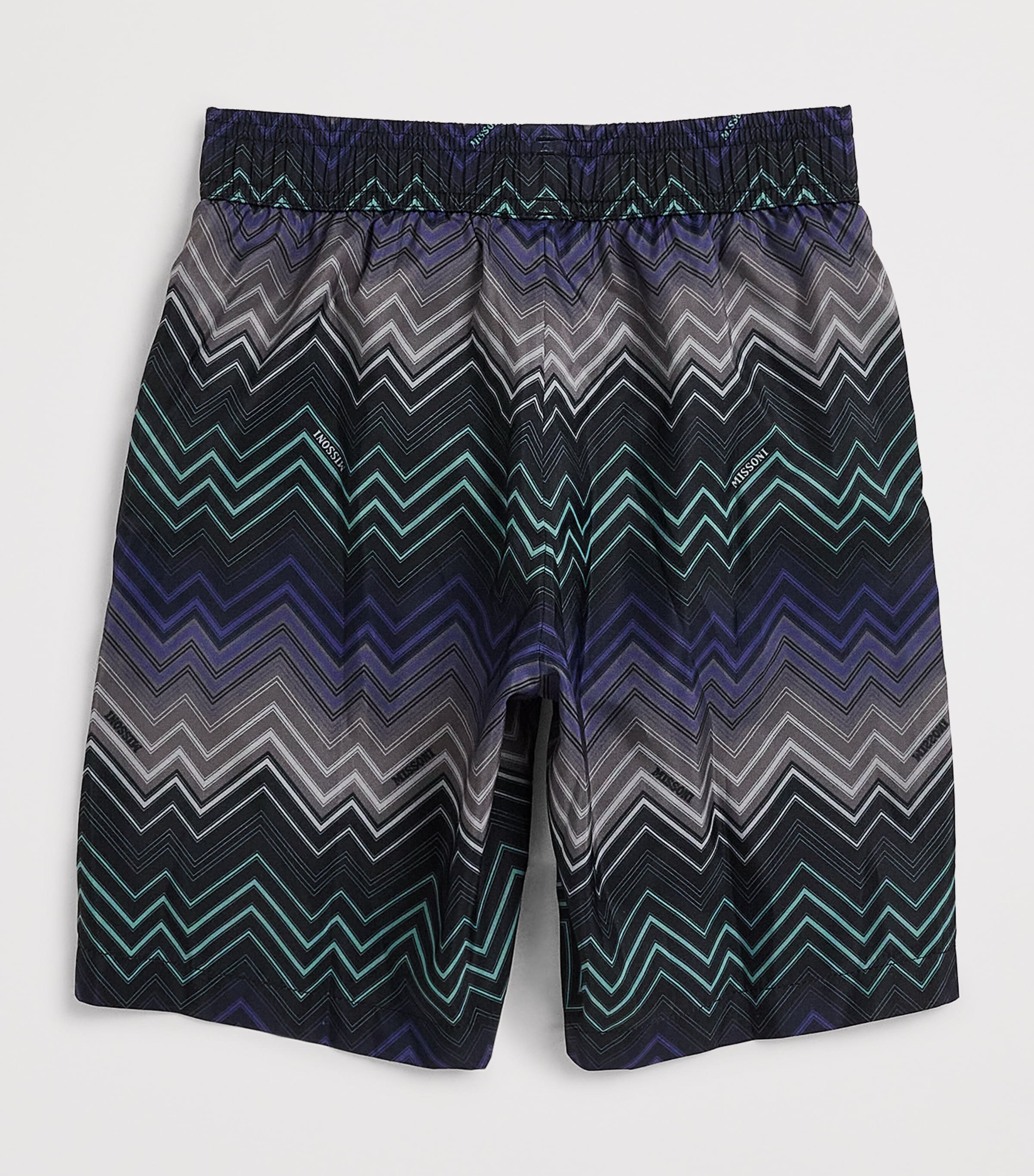 Missoni Kids Zigzag Swim Shorts (4-14 Years) Blu/multicolor Image 1