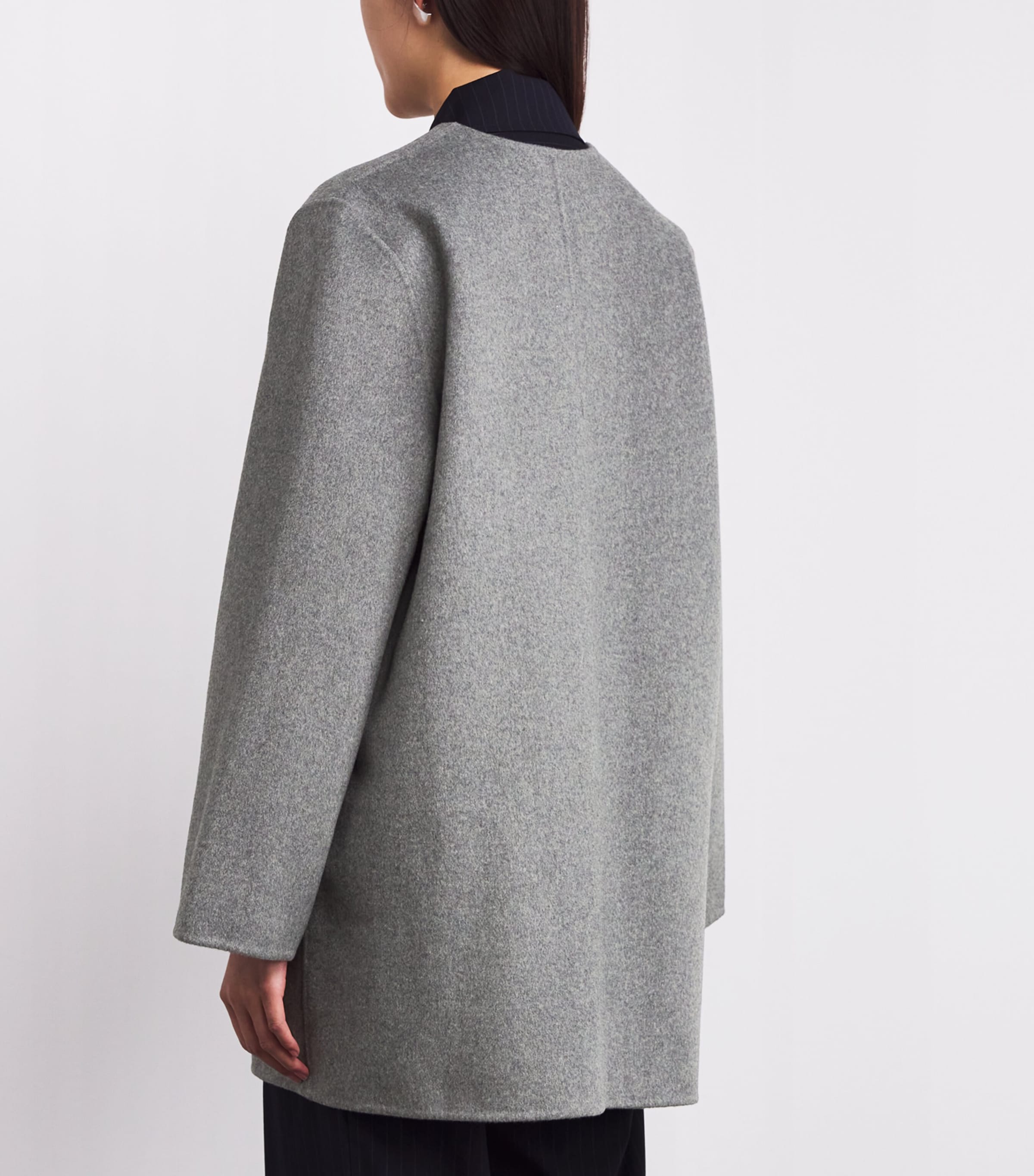 Wool-Blend Tara Coat MID GREY Image 4