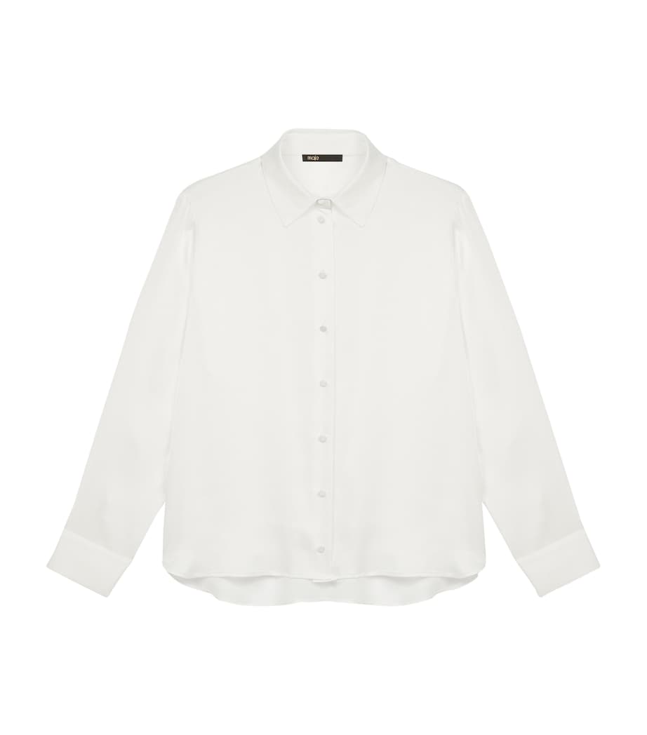 Silk Shirt WHITE Image 1