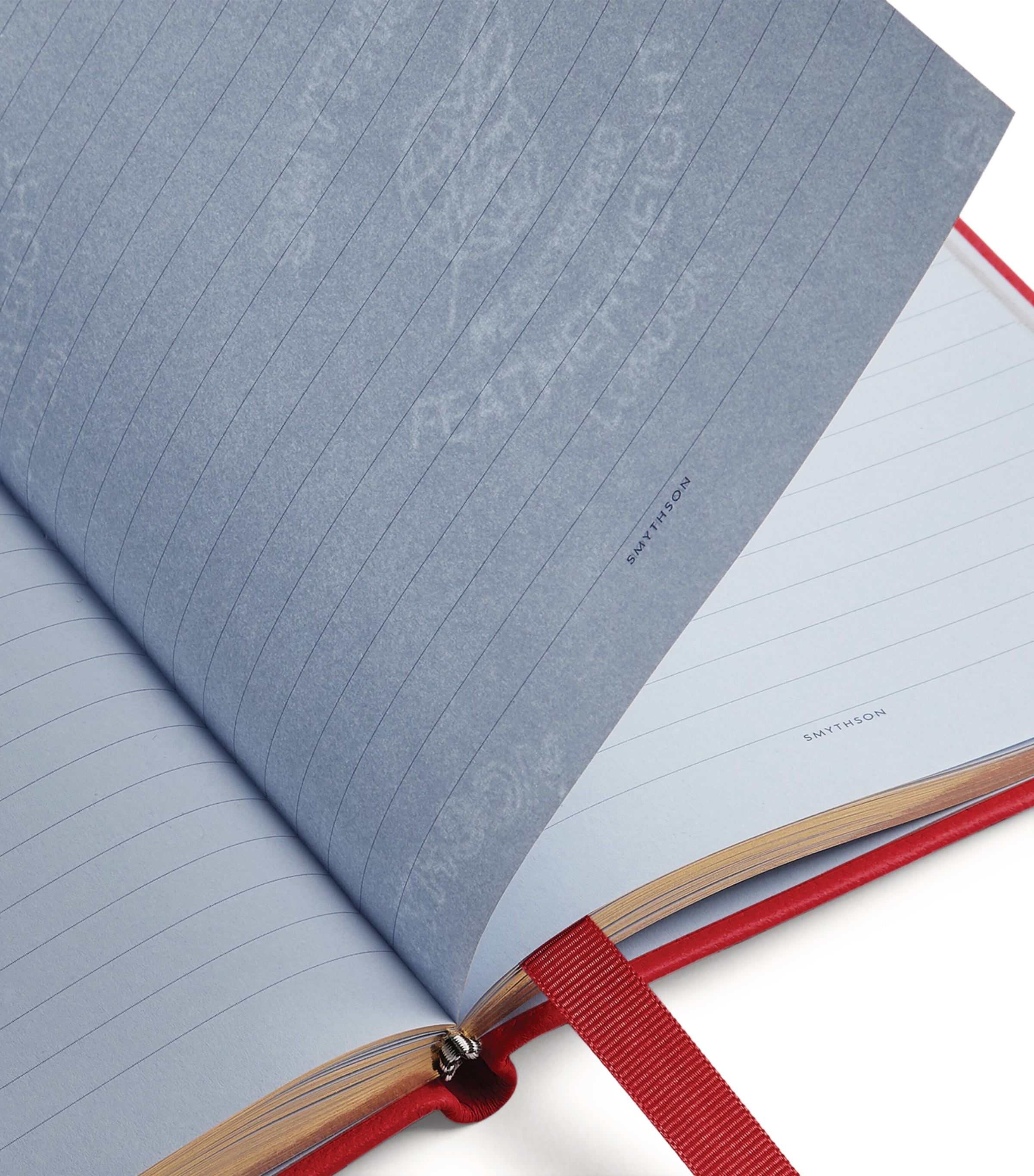 Leather Soho A5 Notebook SCARLET RED Image 3