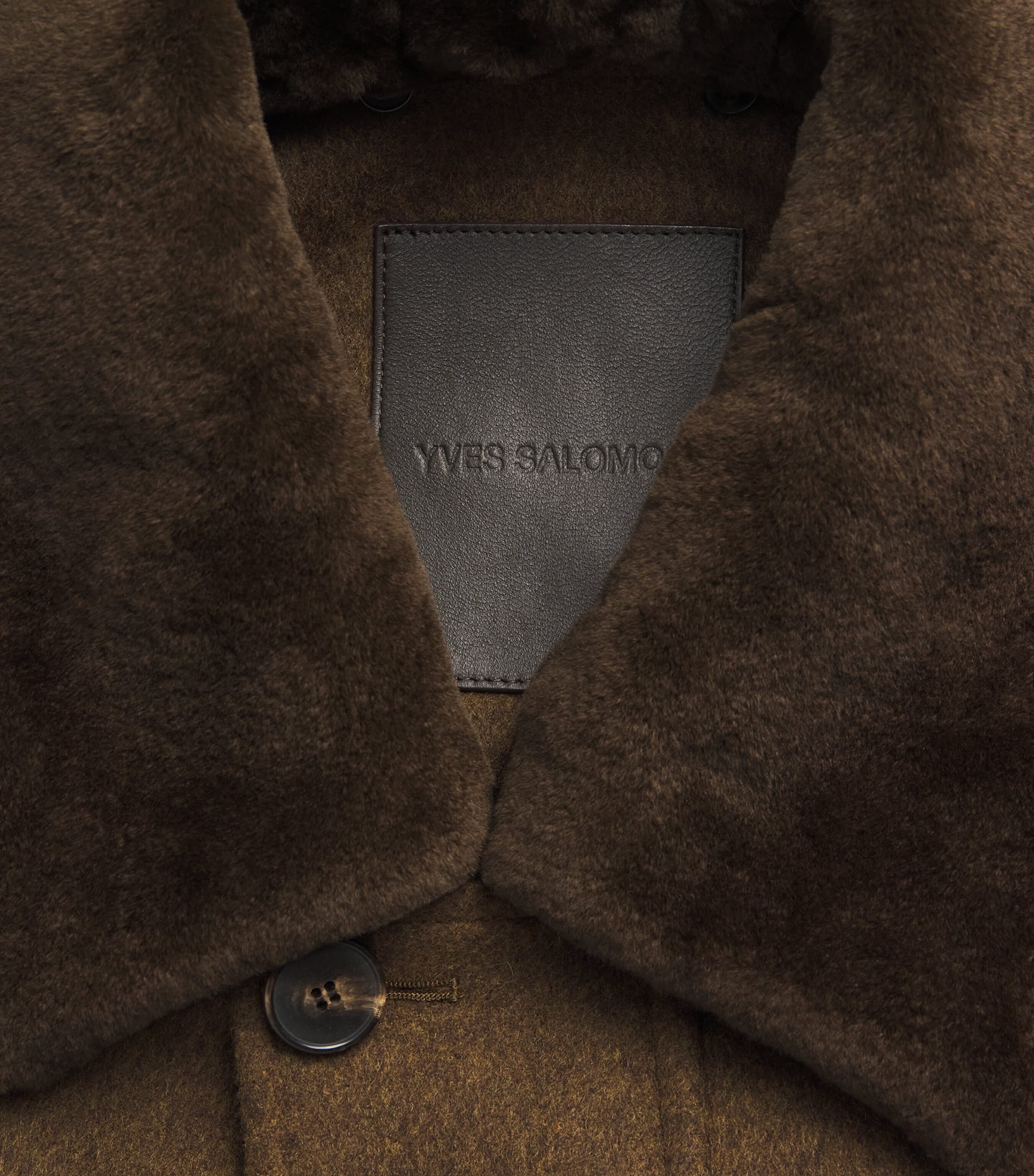 Wool-Cashmere Mink-Collar Jacket B3197 JAISAL Image 5