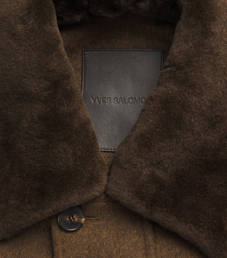 Wool-Cashmere Mink-Collar Jacket B3197 JAISAL Image 5