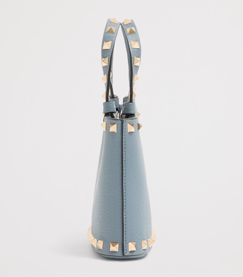Mini Leather Rockstud Tote Bag MXE Image 3