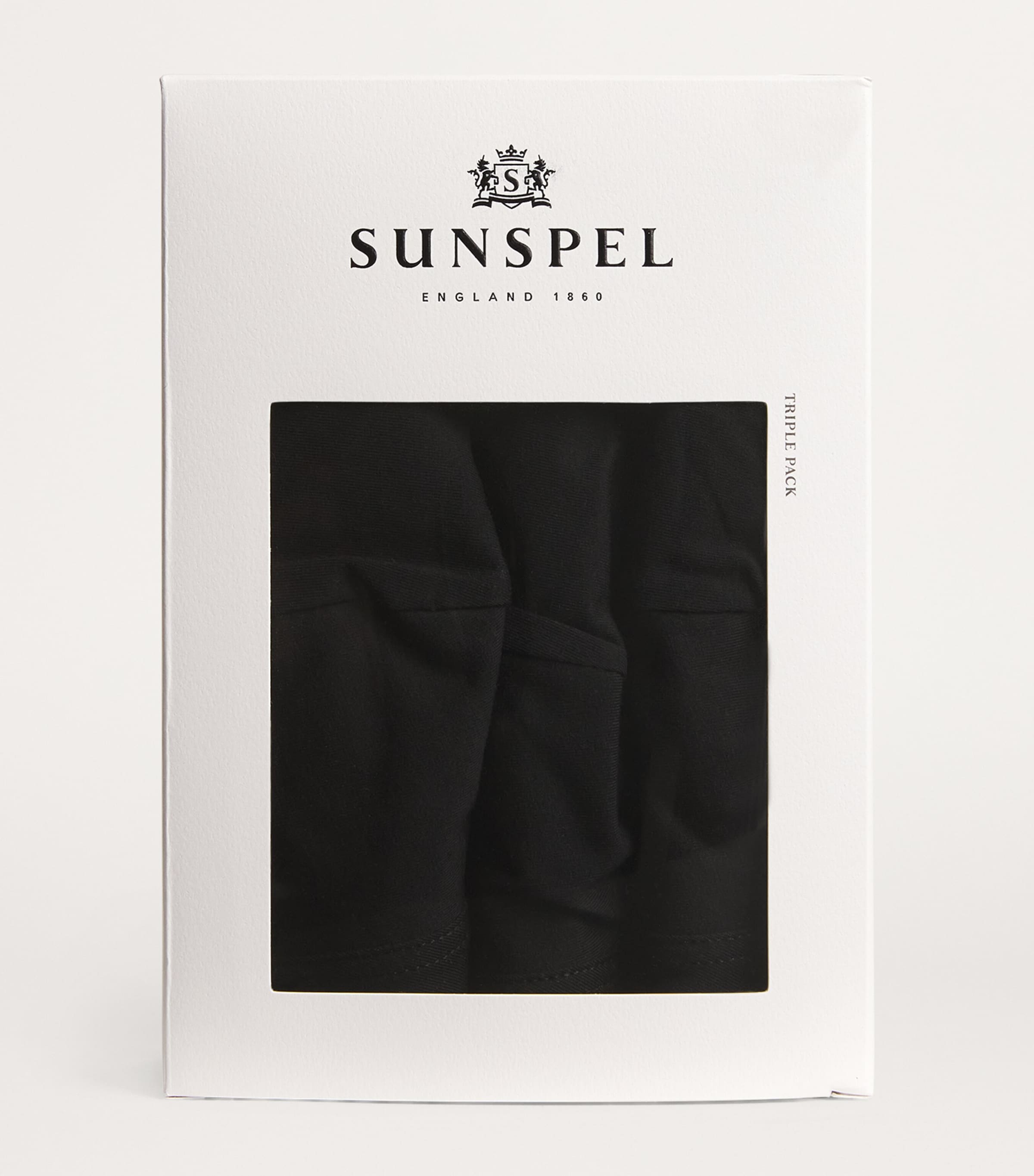 Stretch-Cotton Trunks (Pack of 3) BKAA BLACK Image 4